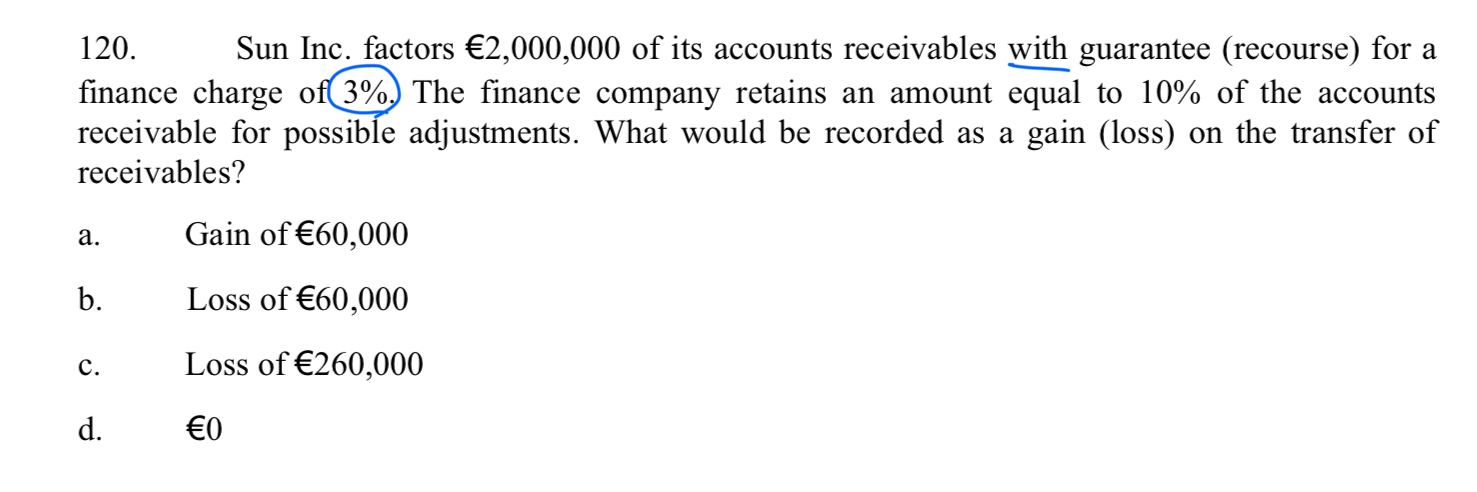 Sun Inc. factors 2 , 0 0 0 , 0 0 0 of its