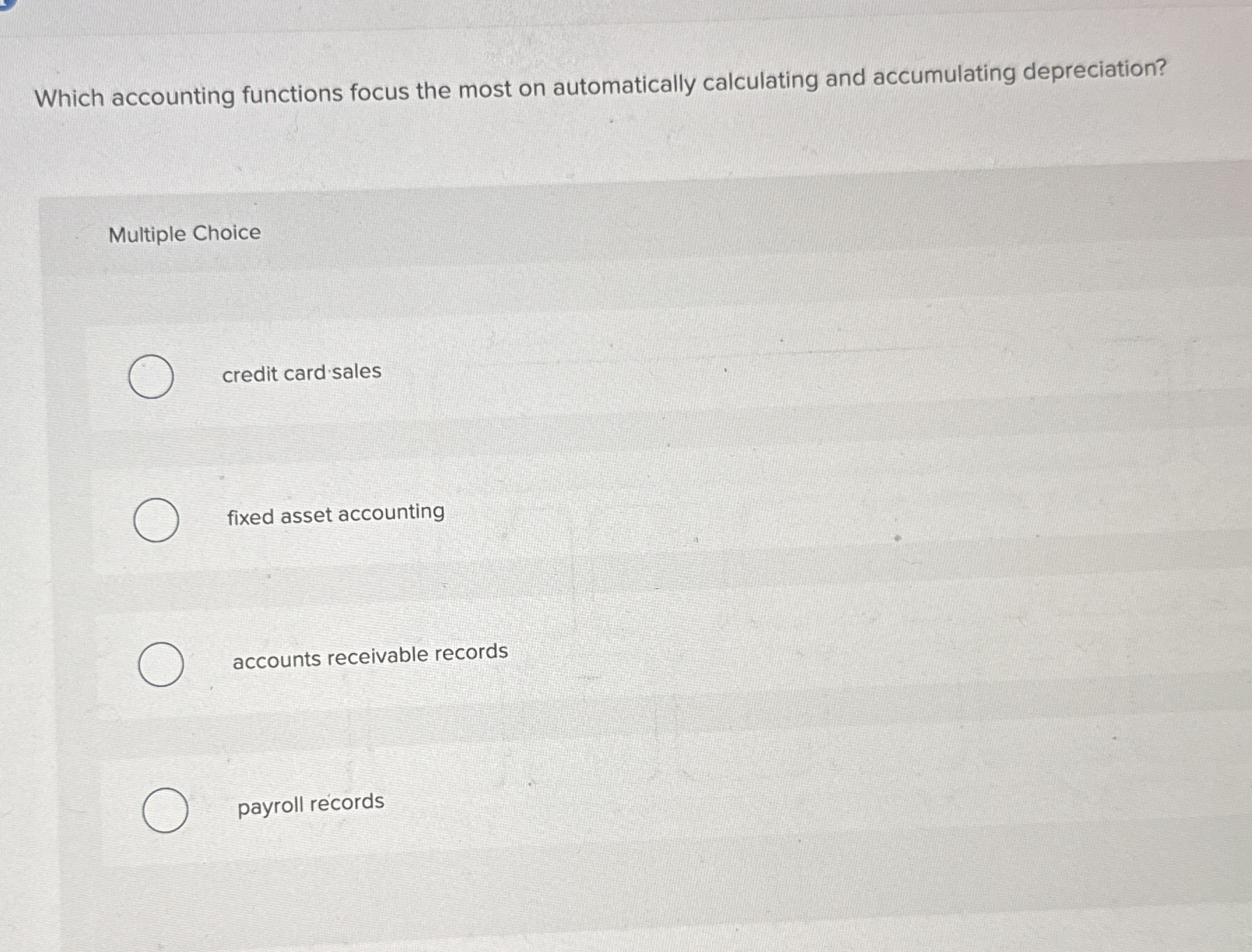 Which accounting functions focus the most on