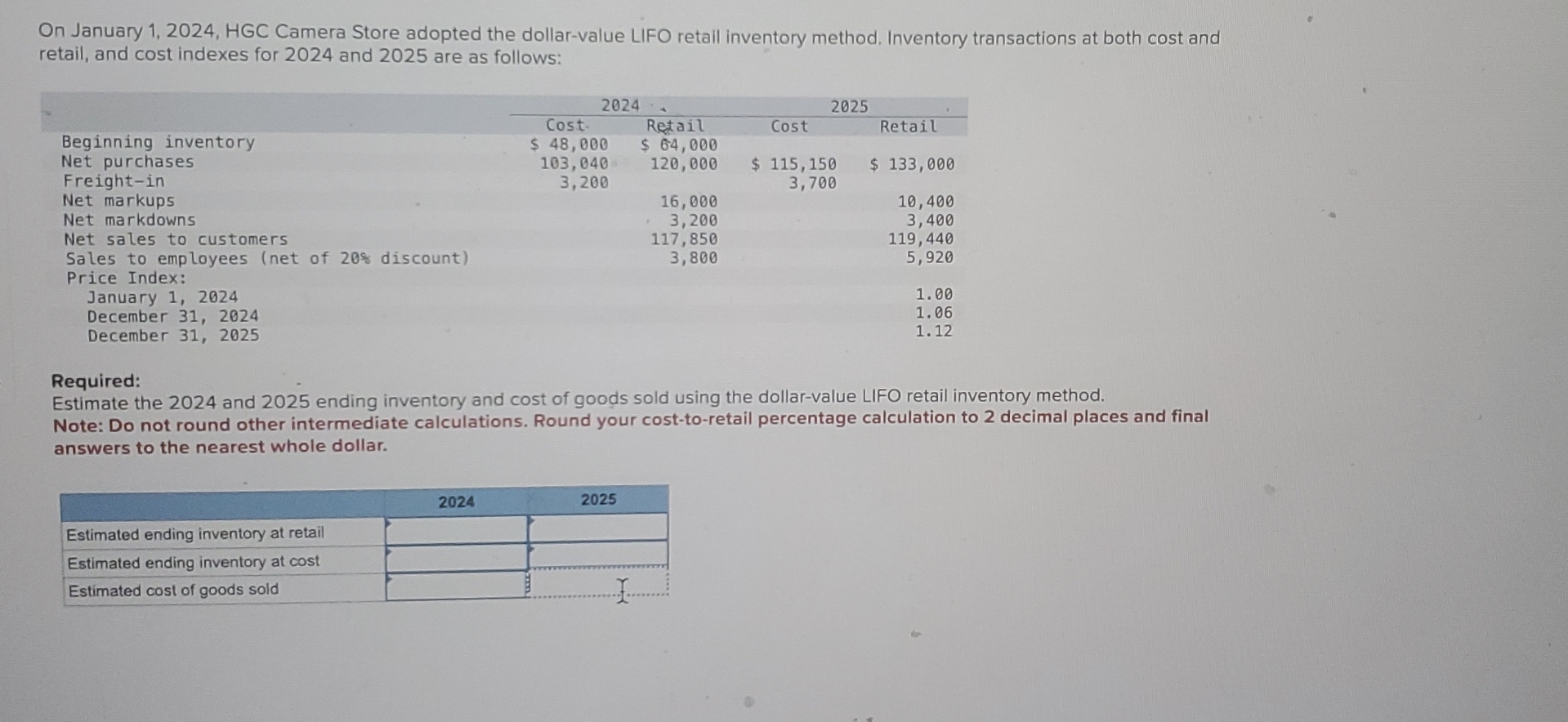 On January 1 , 2 0 2 4 , HGC Camera Store adopted