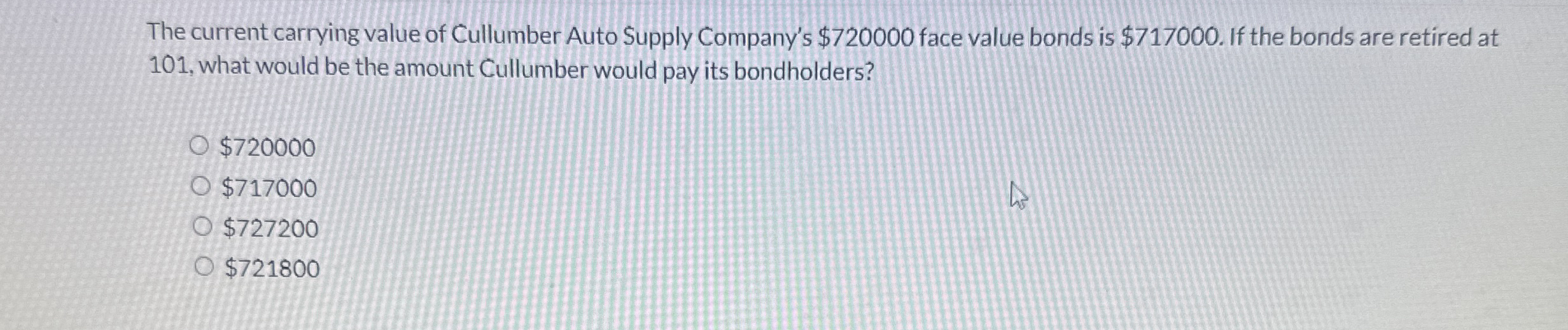 The current carrying value of Cullumber Auto