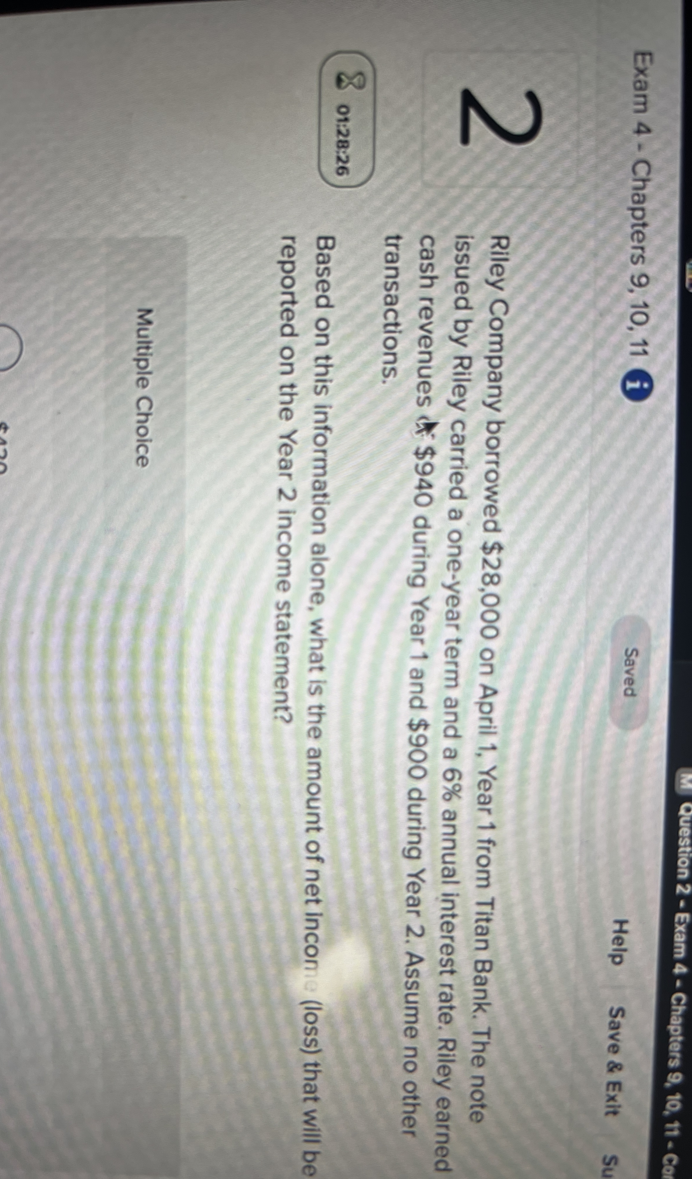 1 0 Quest Ex Help Save & Exit Riley Company