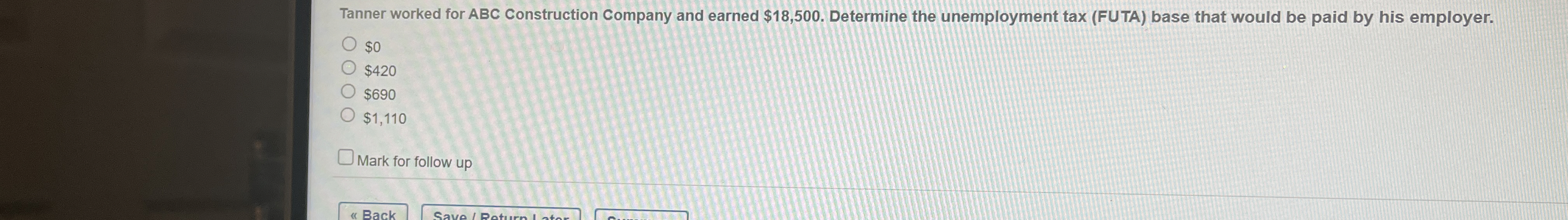 Tanner worked for ABC Construction Company and