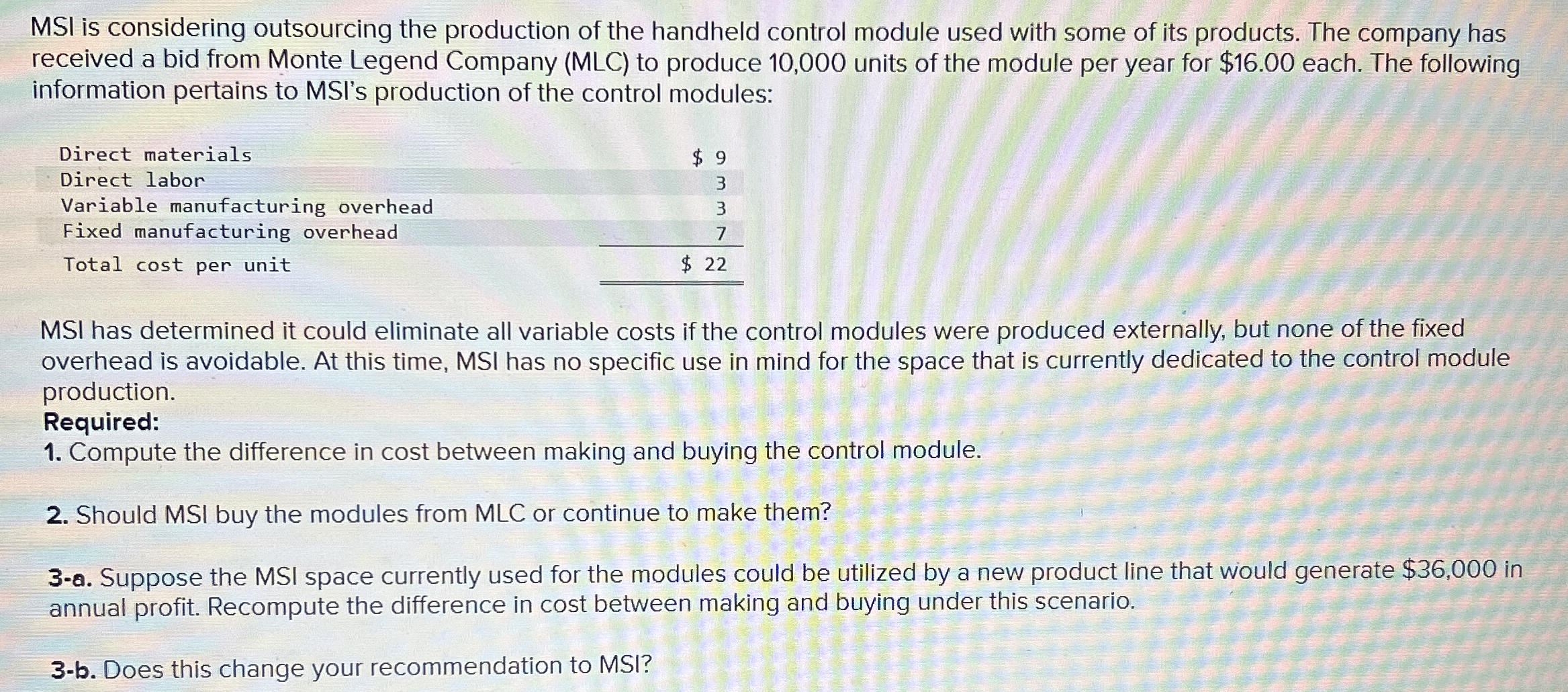 MSI is considering outsourcing the production of