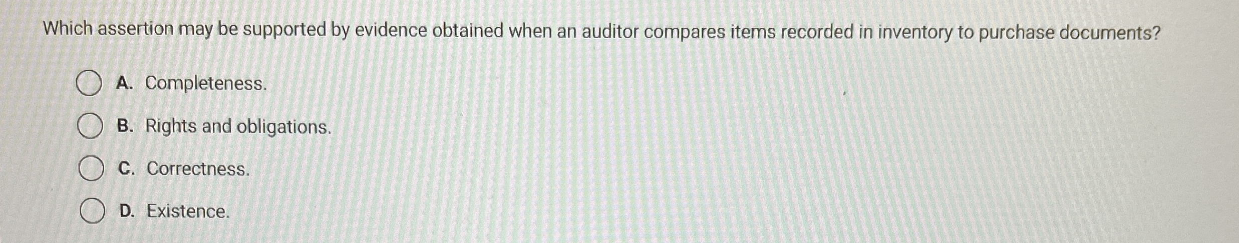 Which assertion may be supported by evidence