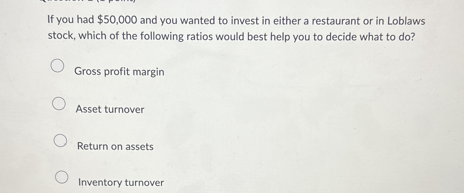 If you had $ 5 0 , 0 0 0 and you wanted to invest