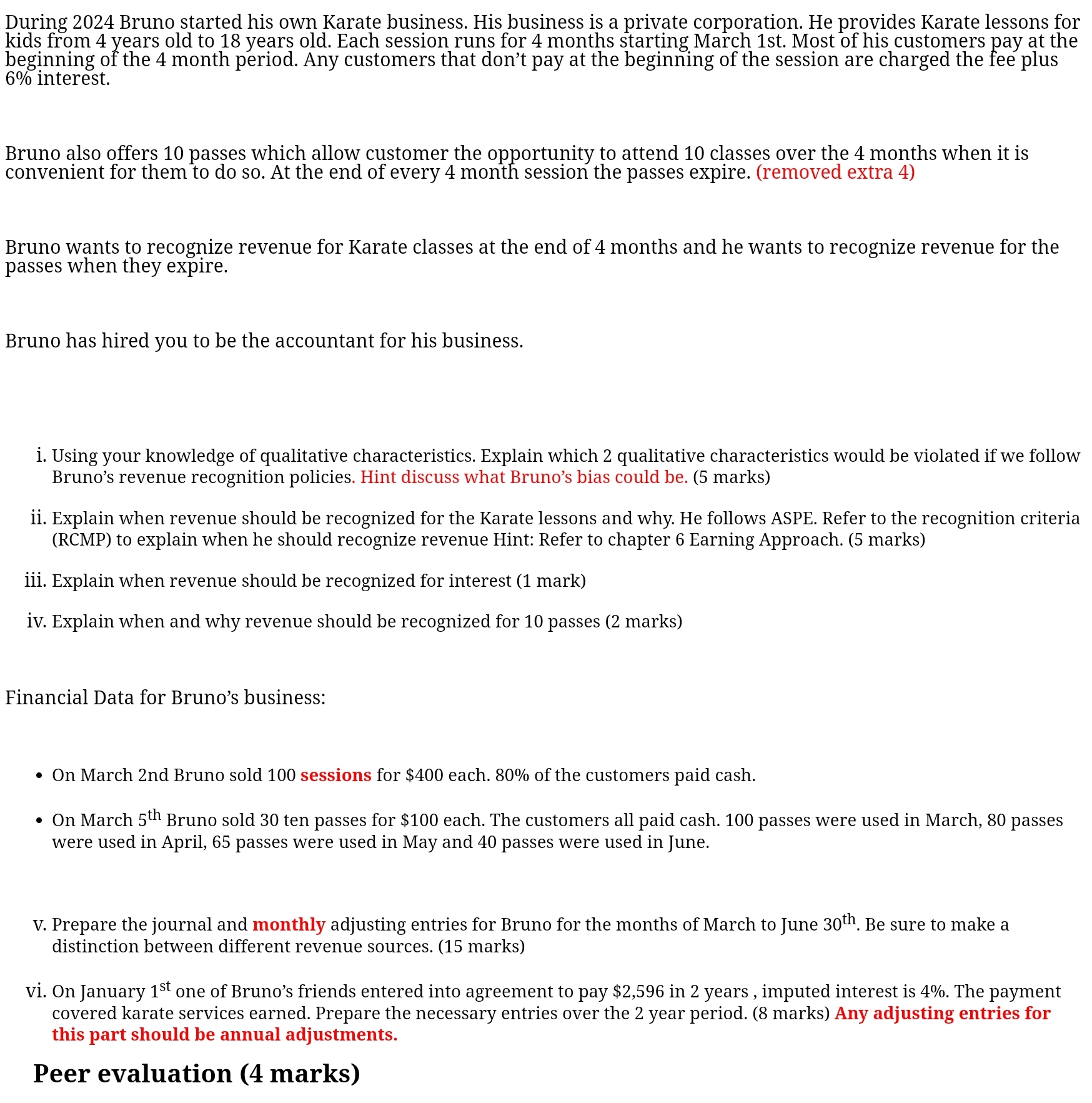 During 2 0 2 4 Bruno started his own Karate