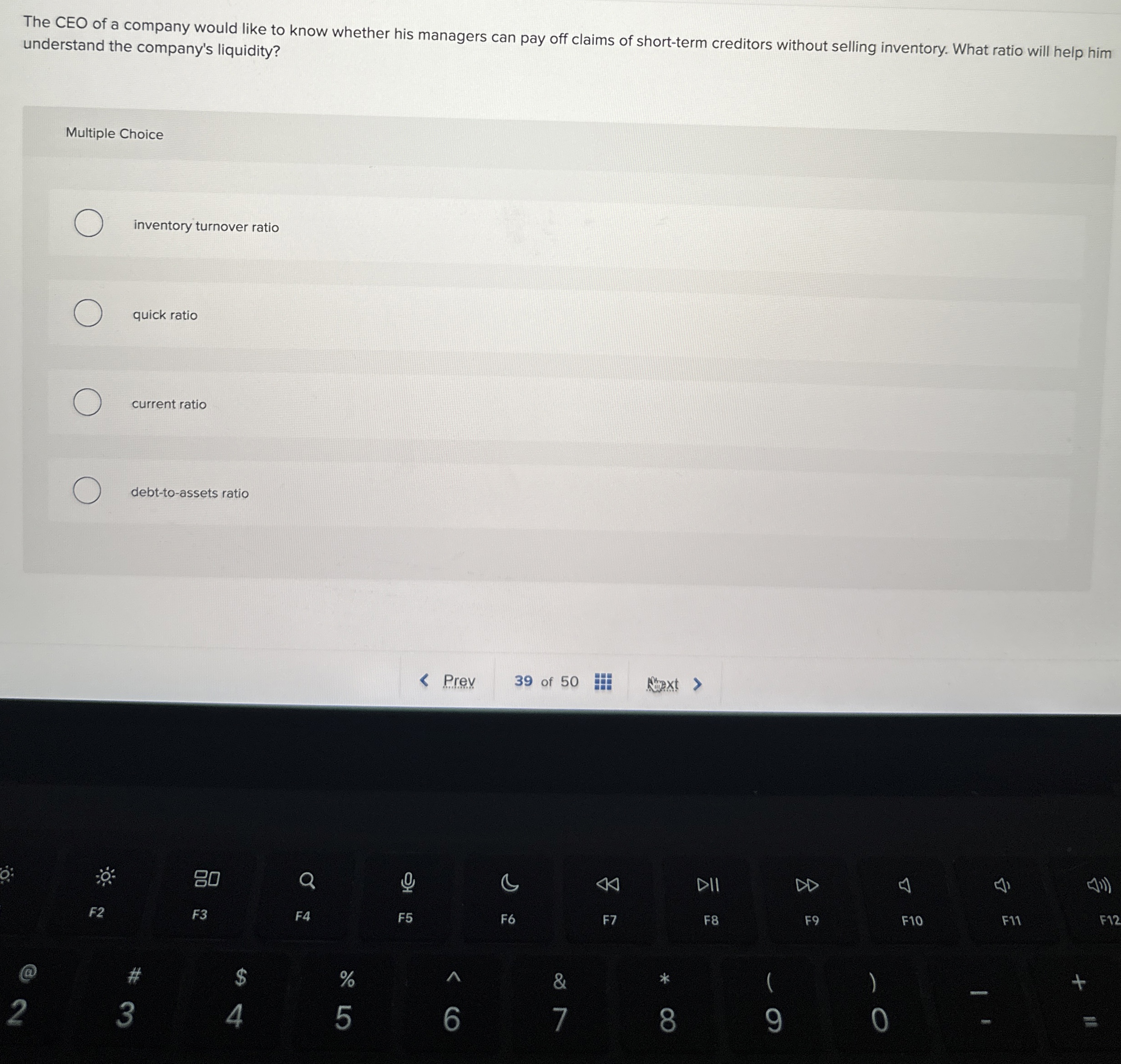 The CEO of a company would like to know whether