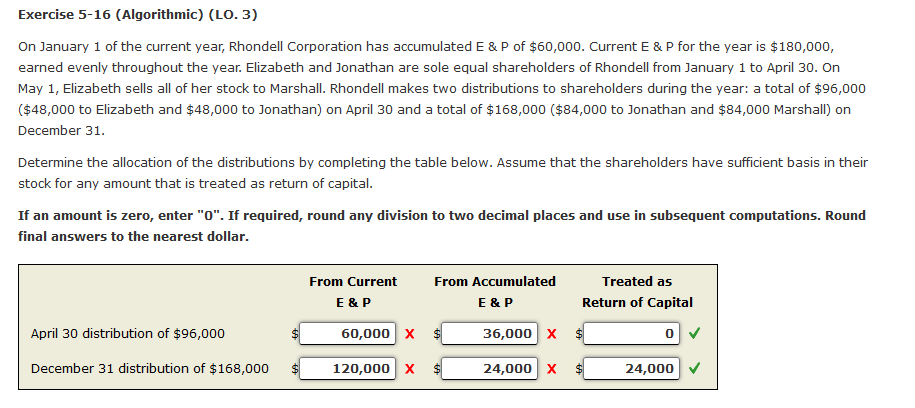 Exercise 5 - 1 6 ( Algorithmic ) ( LO . 3 ) On