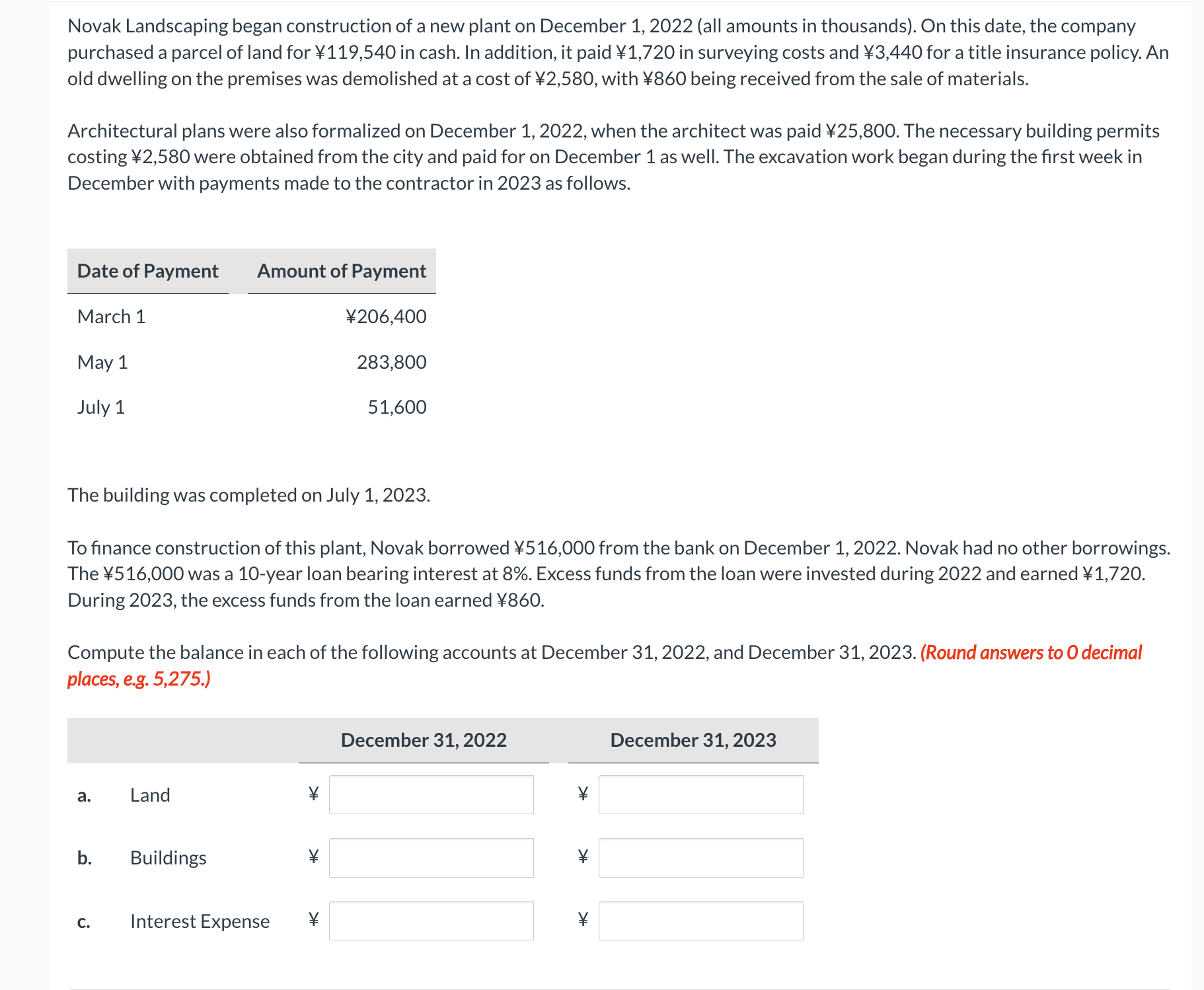 please complete this question