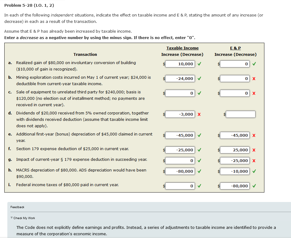 Problem 5 - 2 8 ( LO . 1 , 2 ) In each of the