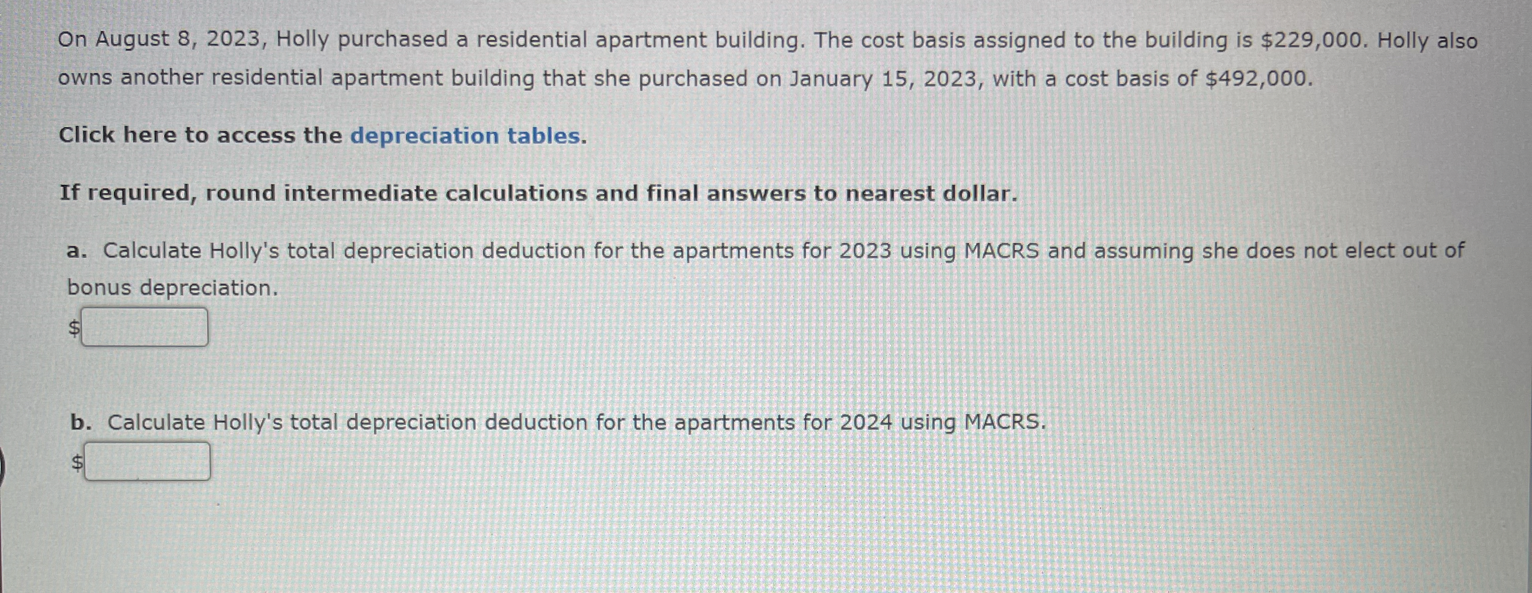 On August 8 , 2 0 2 3 , Holly purchased a