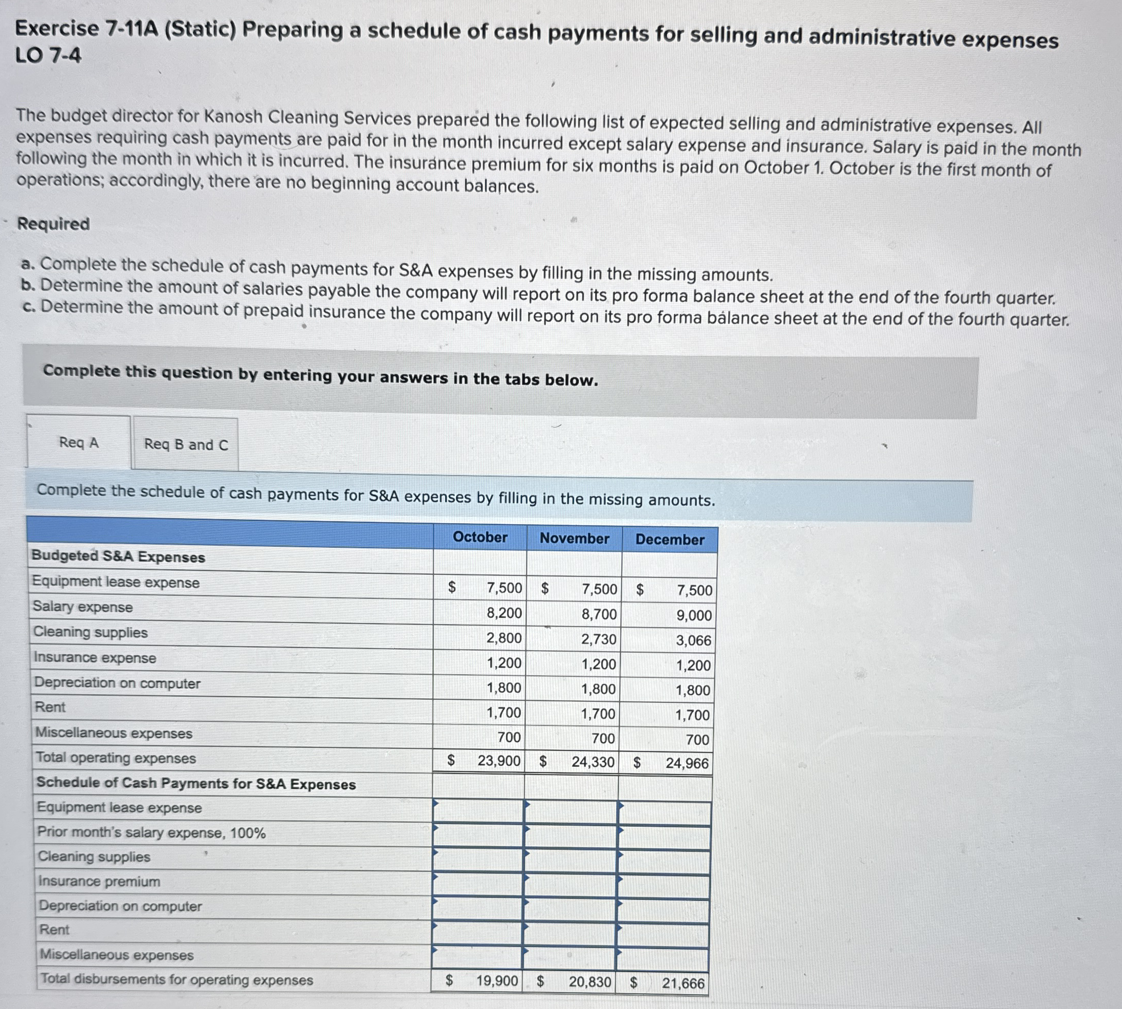 Exercise 7 - 1 1 A ( Static ) Preparing a