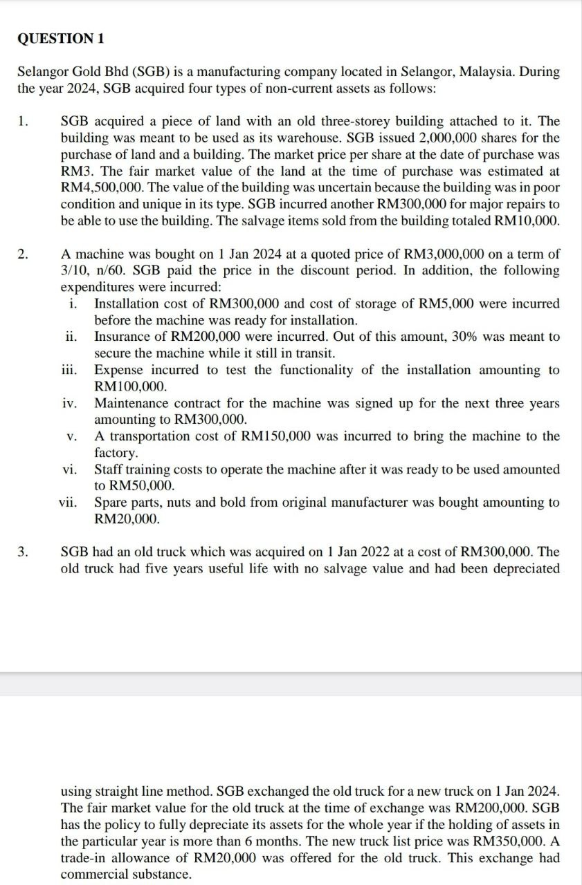 This question is about Property, Plan and