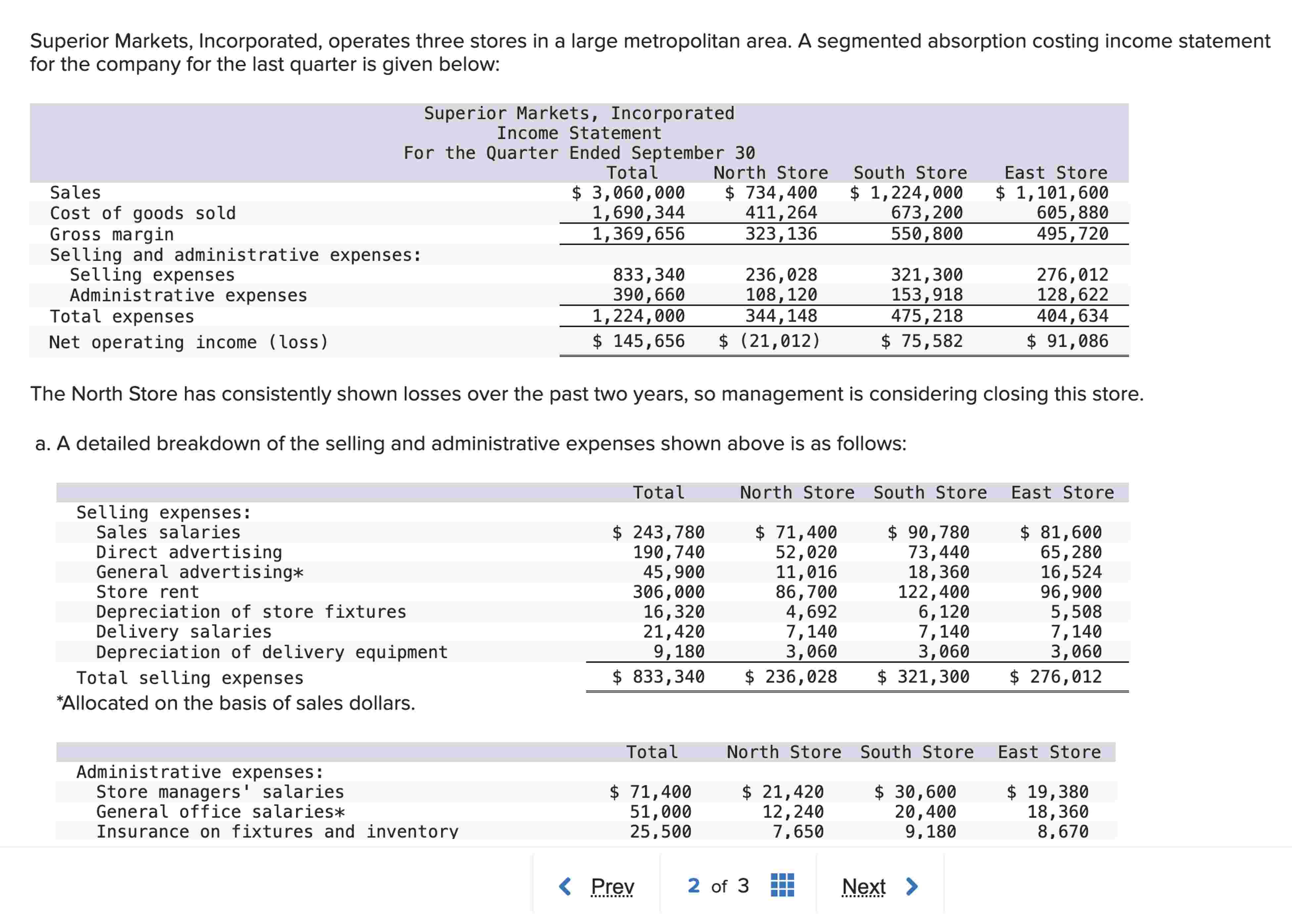 Please answer questions 1 - 5 with work. Superior