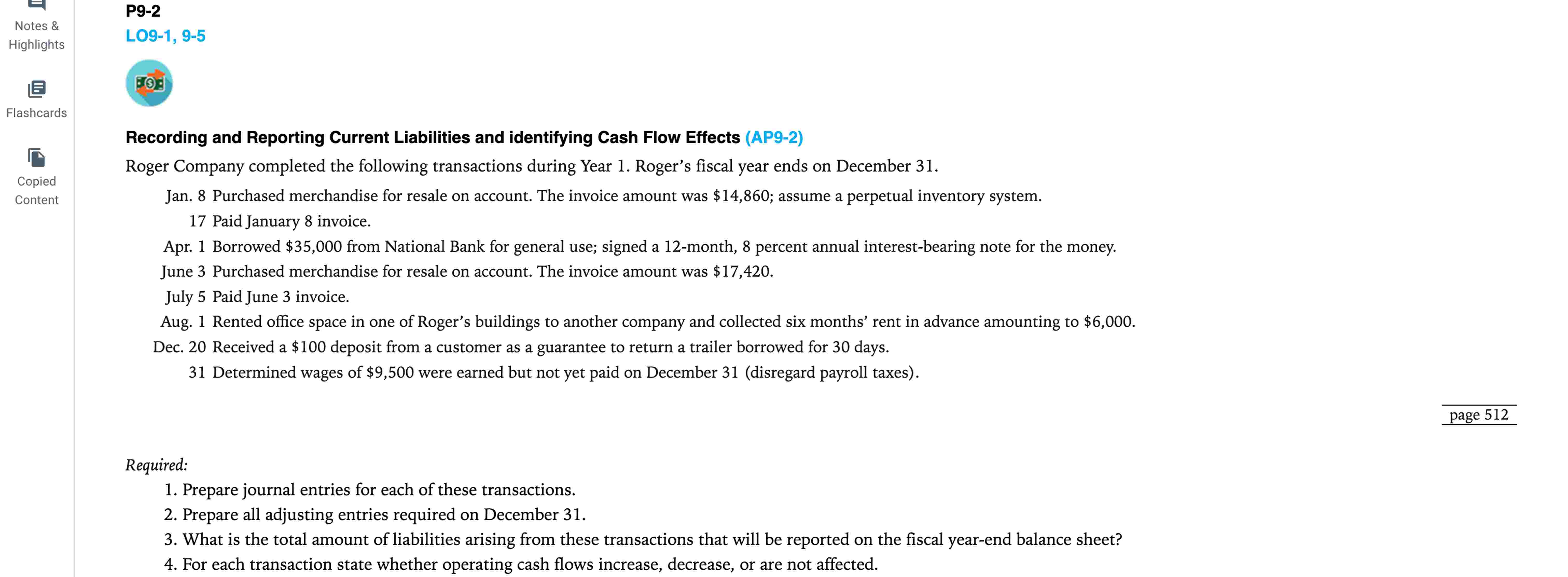 Recording and Reporting Current Liabilities and