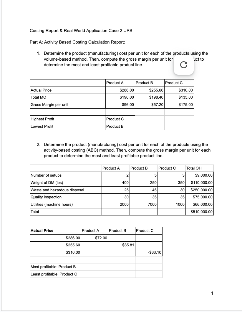 check my work on these calculations please