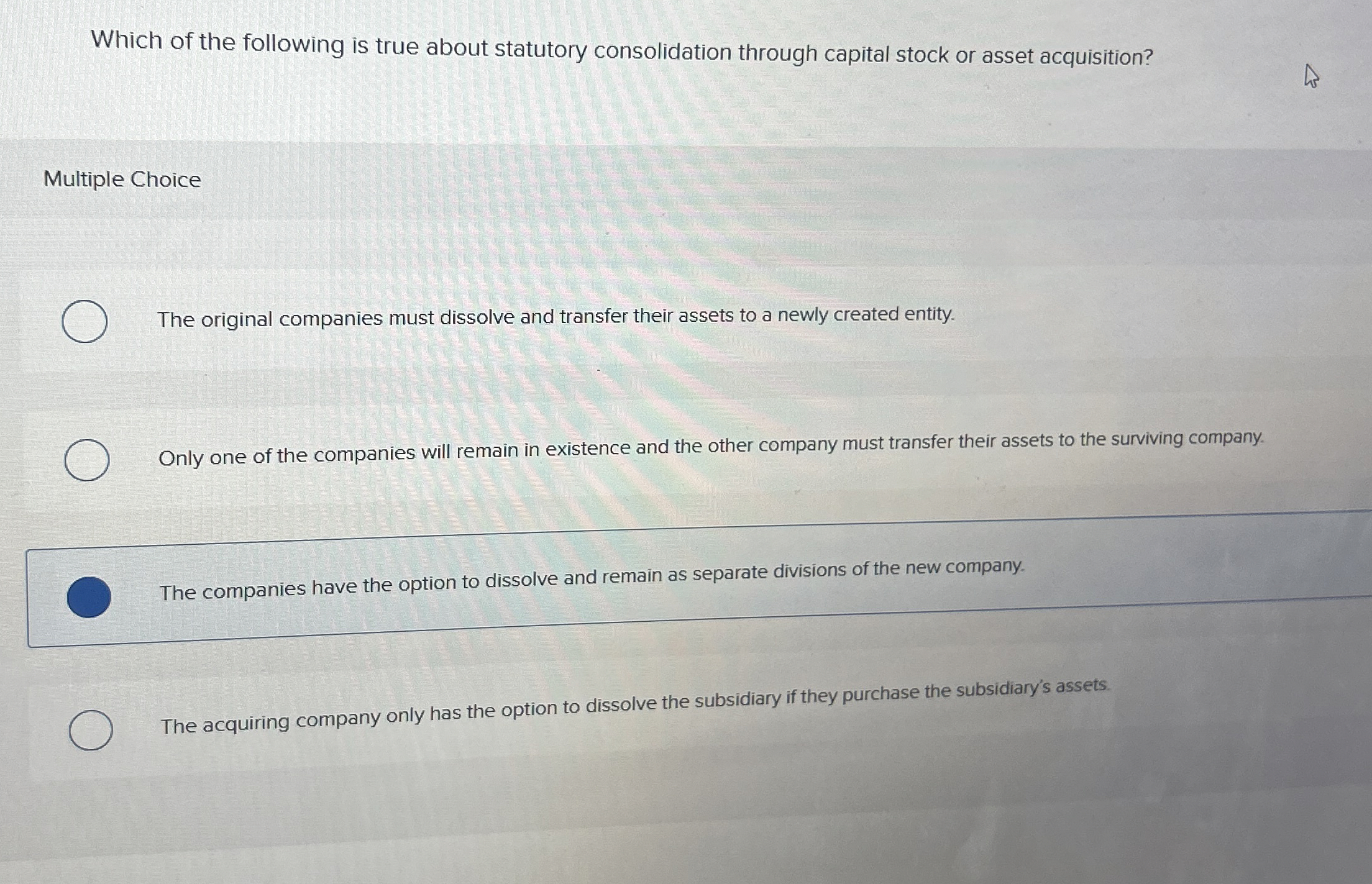 Which of the following is true about statutory