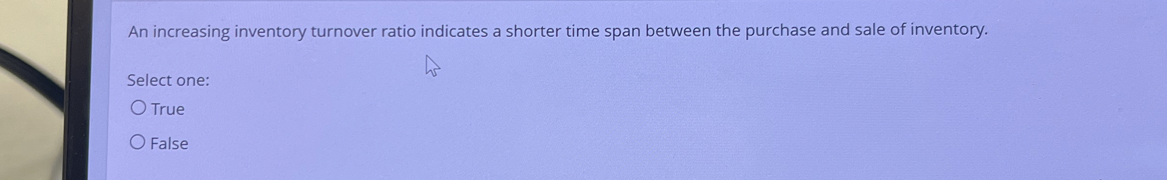 An increasing inventory turnover ratio indicates