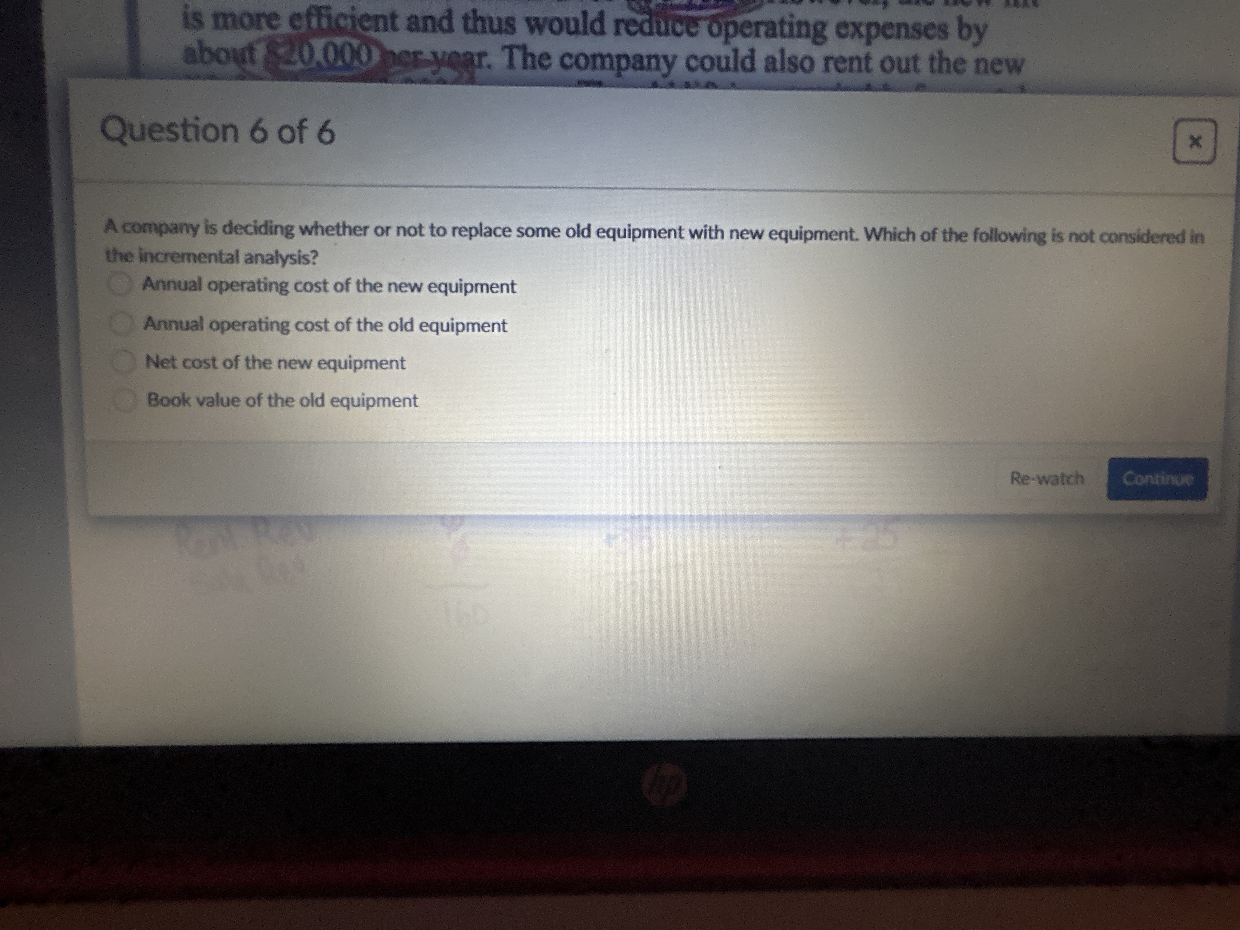 is more efficient and thus would reduce operating