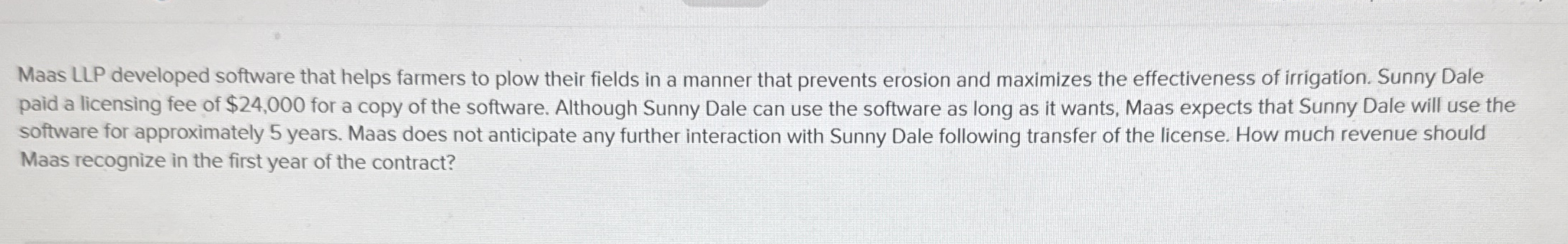 Maas LLP developed software that helps farmers to
