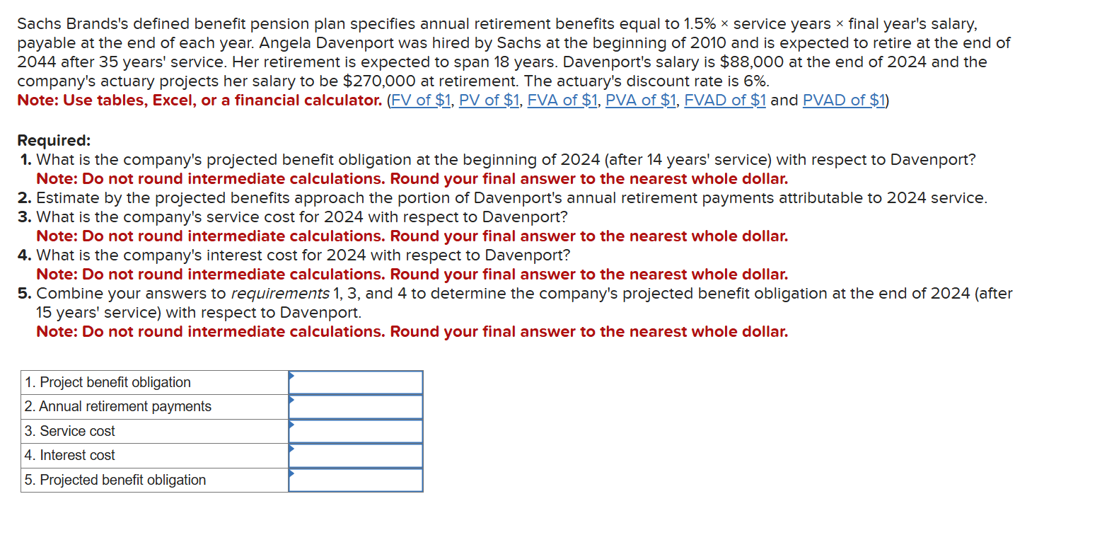 Sachs Brands's defined benefit pension plan