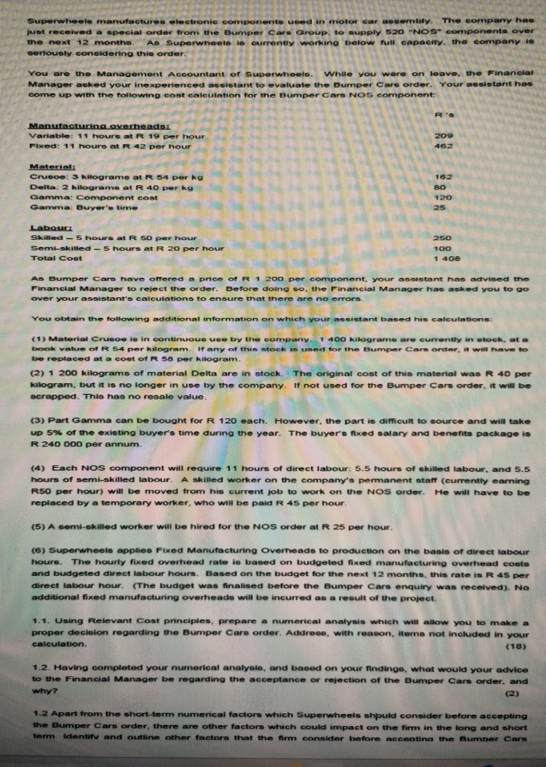 Superwheele manufactures electronic componente