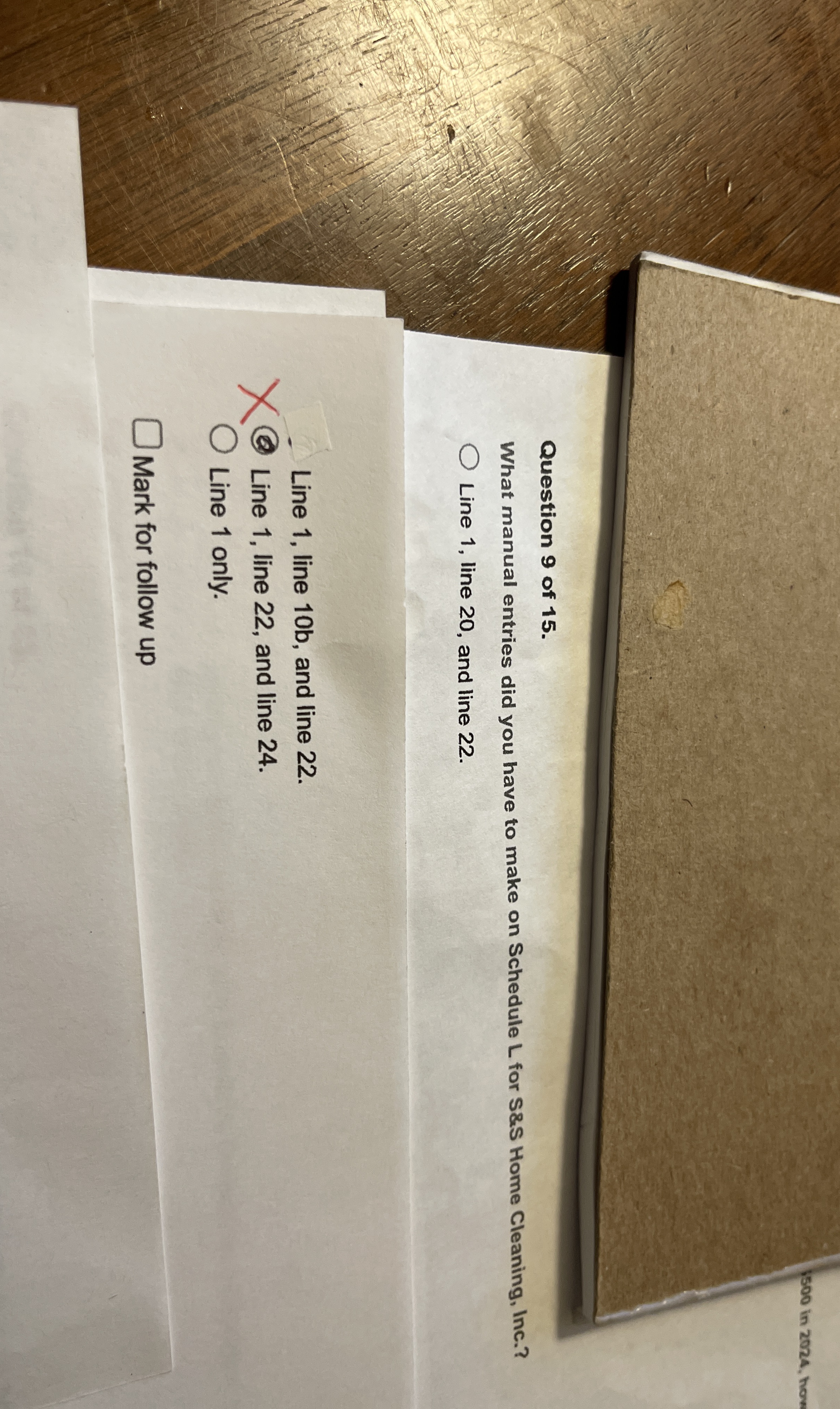 5 0 0 in 2 0 2 4 , how Question 9 of 1 5 . What