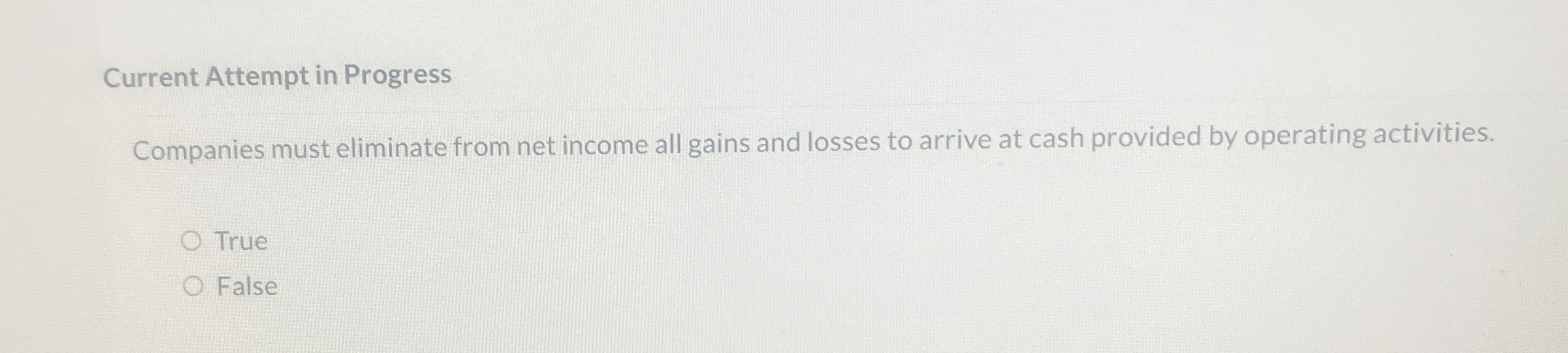 Current Attempt in Progress Companies must