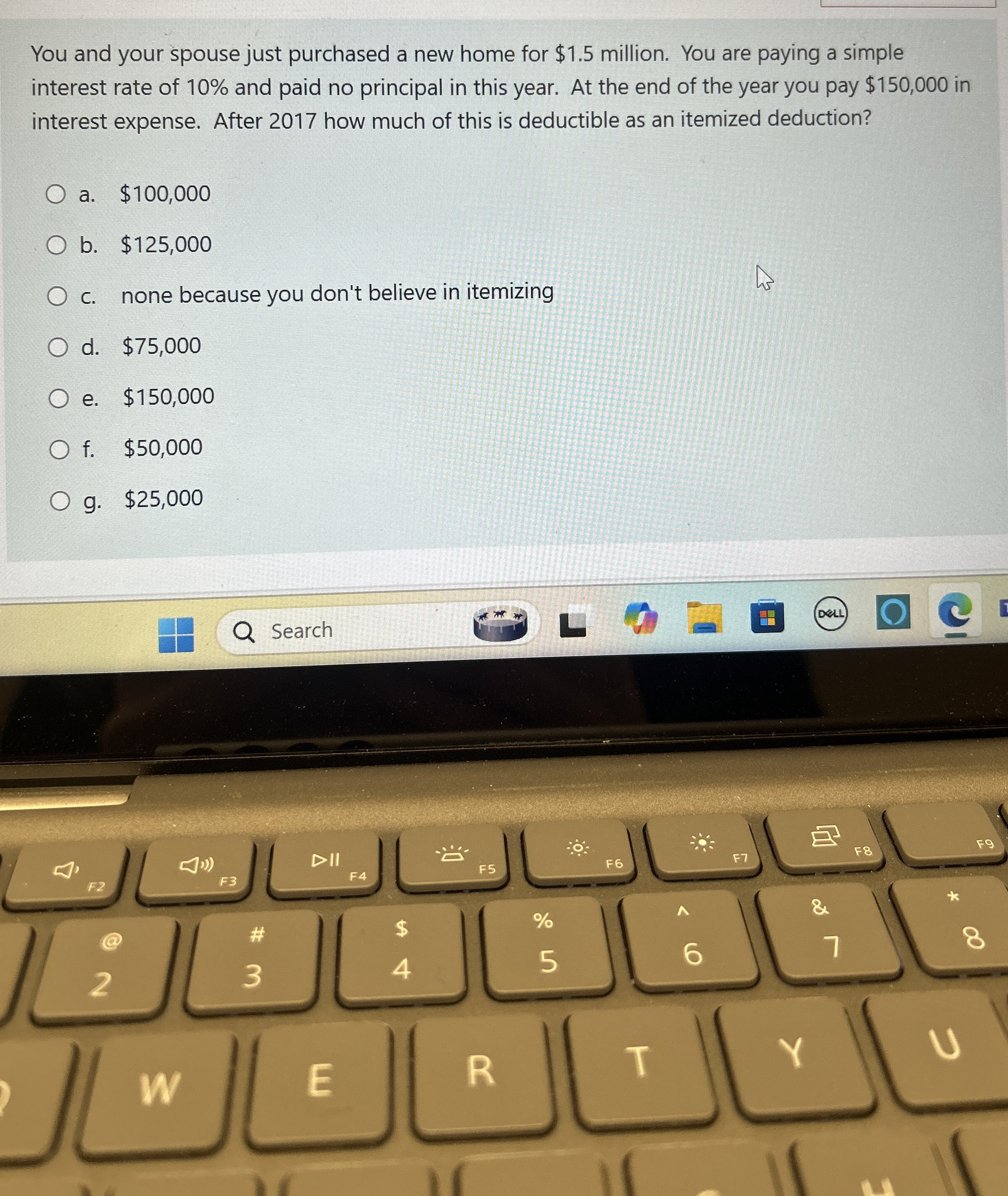 You and your spouse just purchased a new home for