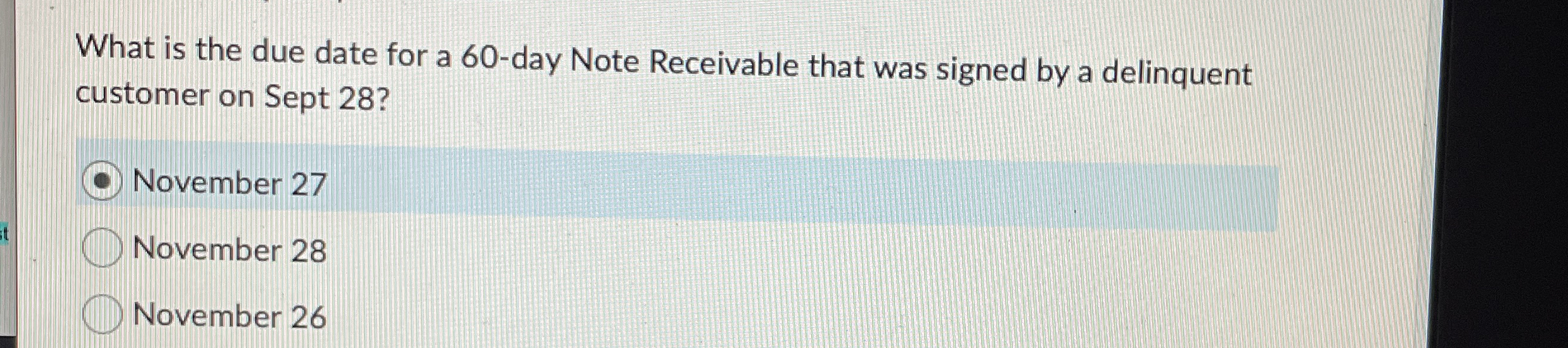 What is the due date for a 6 0 - day Note