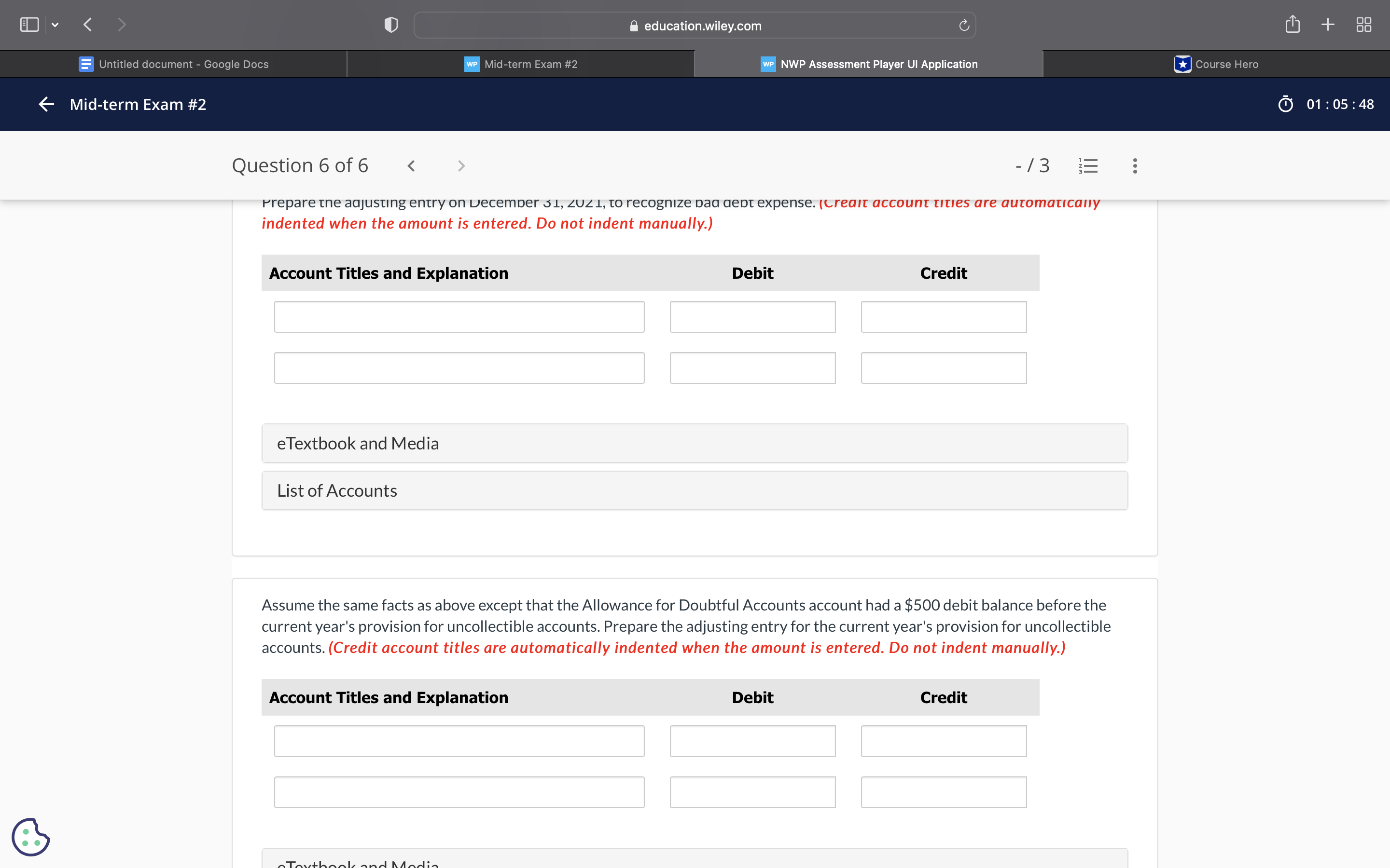 education.wiley.com C + Untitled document -