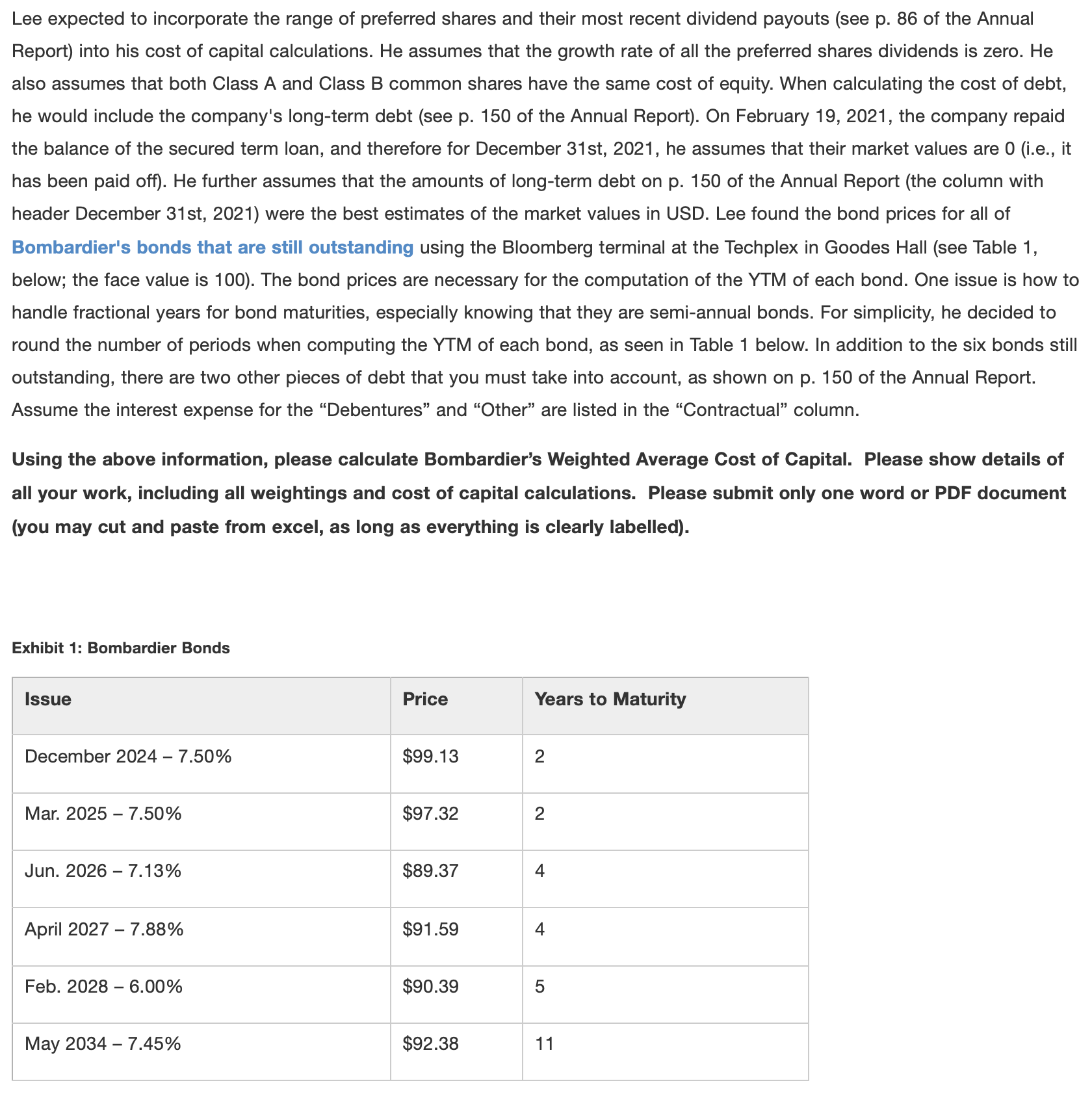 Finance question, only one question. please help