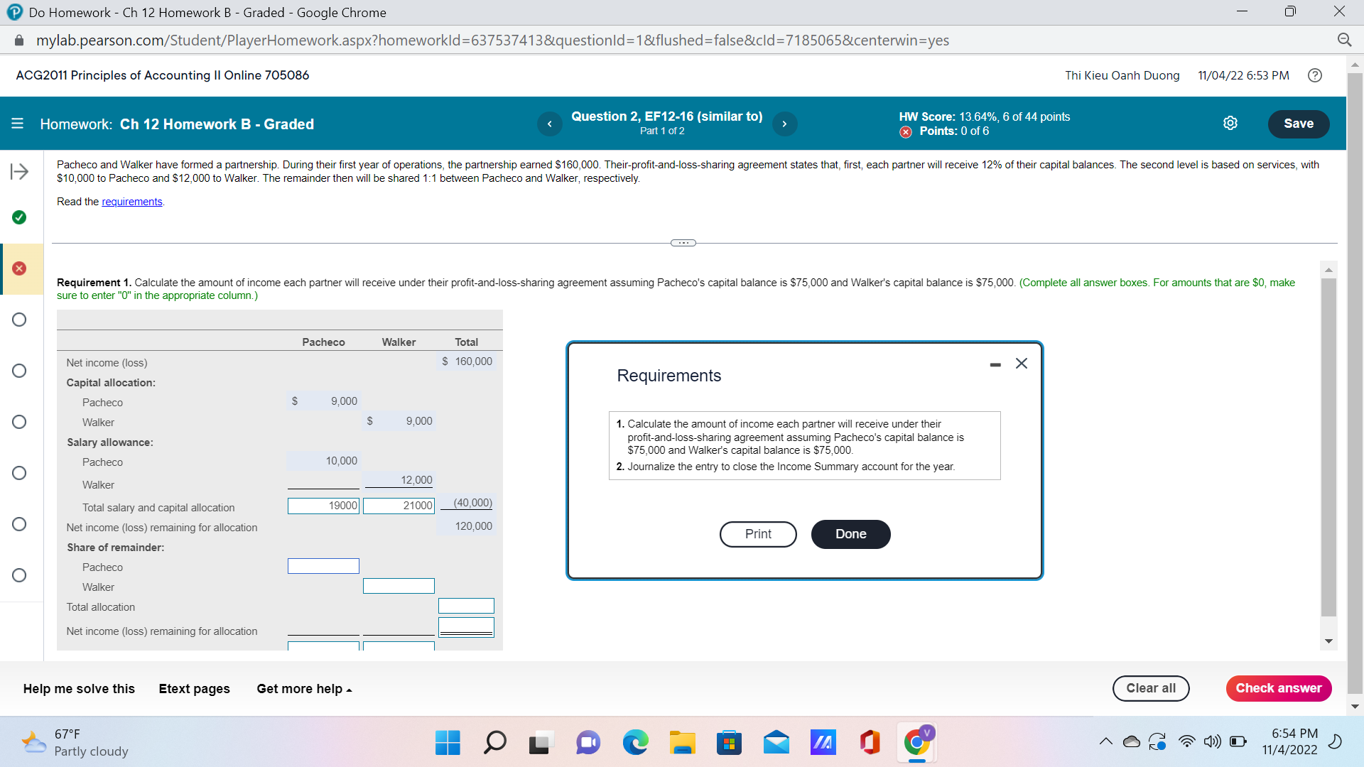 Do Homework - Ch 12 Homework B - Graded - Google