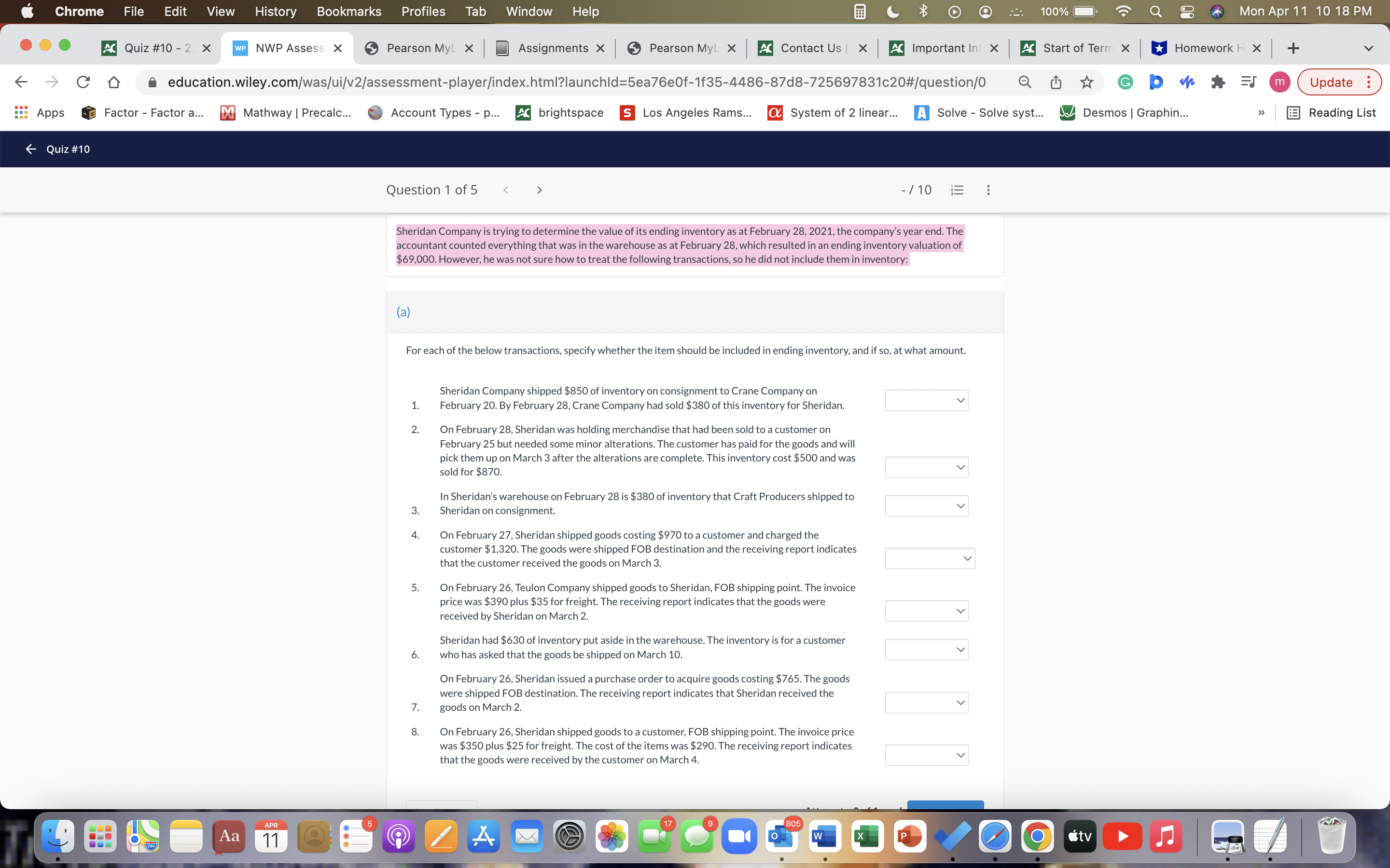 Chrome File Edit View History Bookmarks Profiles