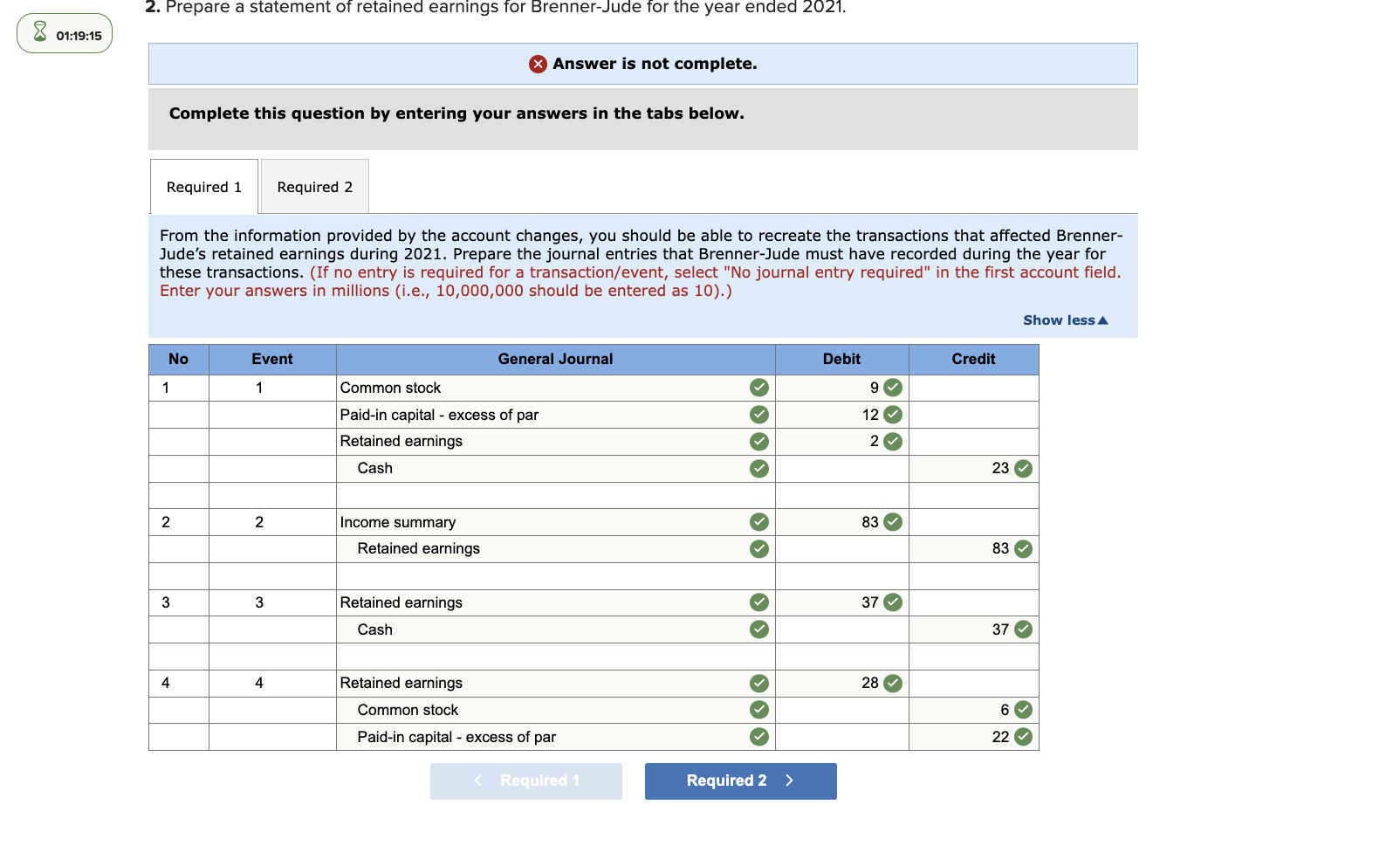 Check my work mode : This shows what is correct