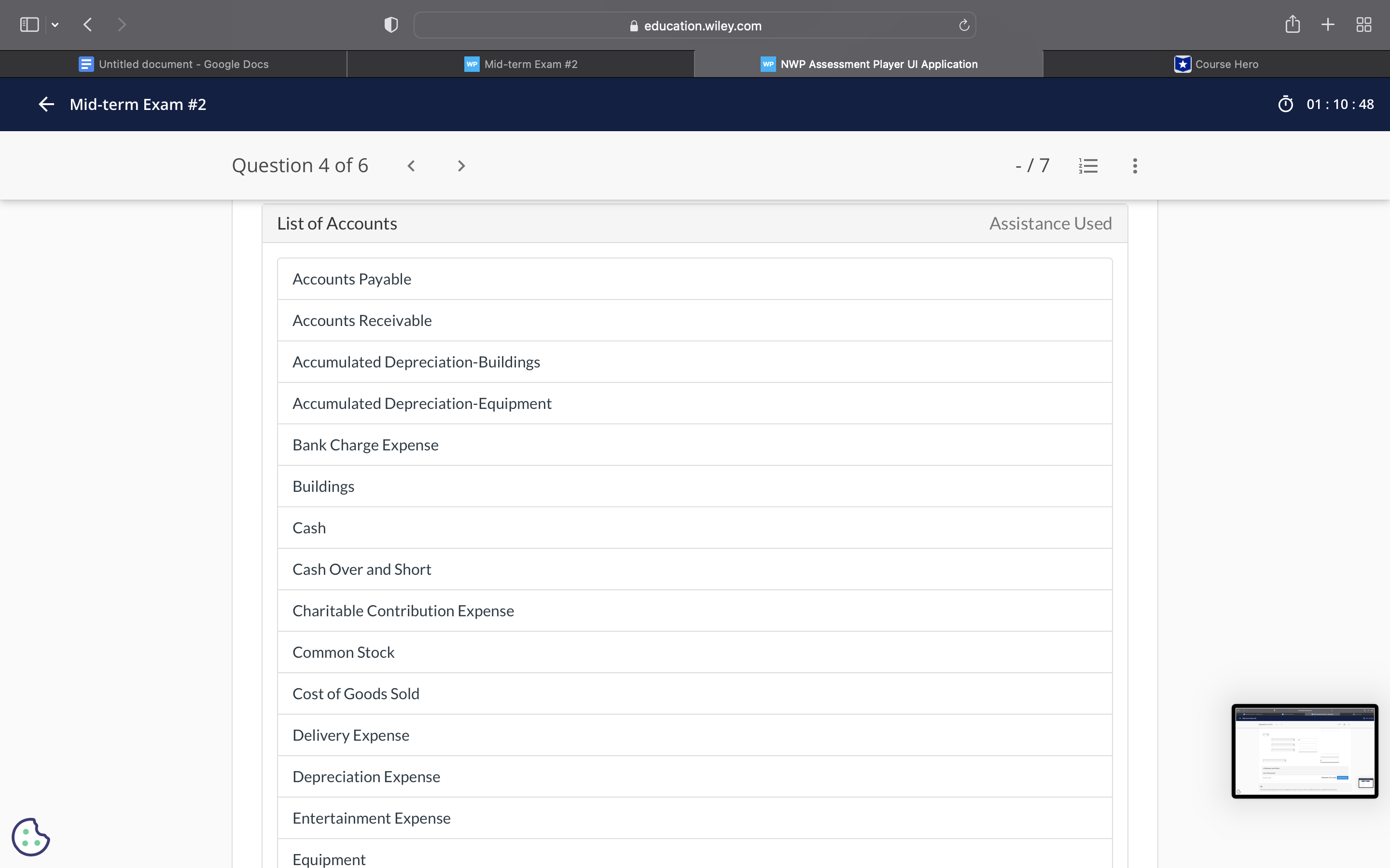 education.wiley.com C I NWP Assessment Player Ul