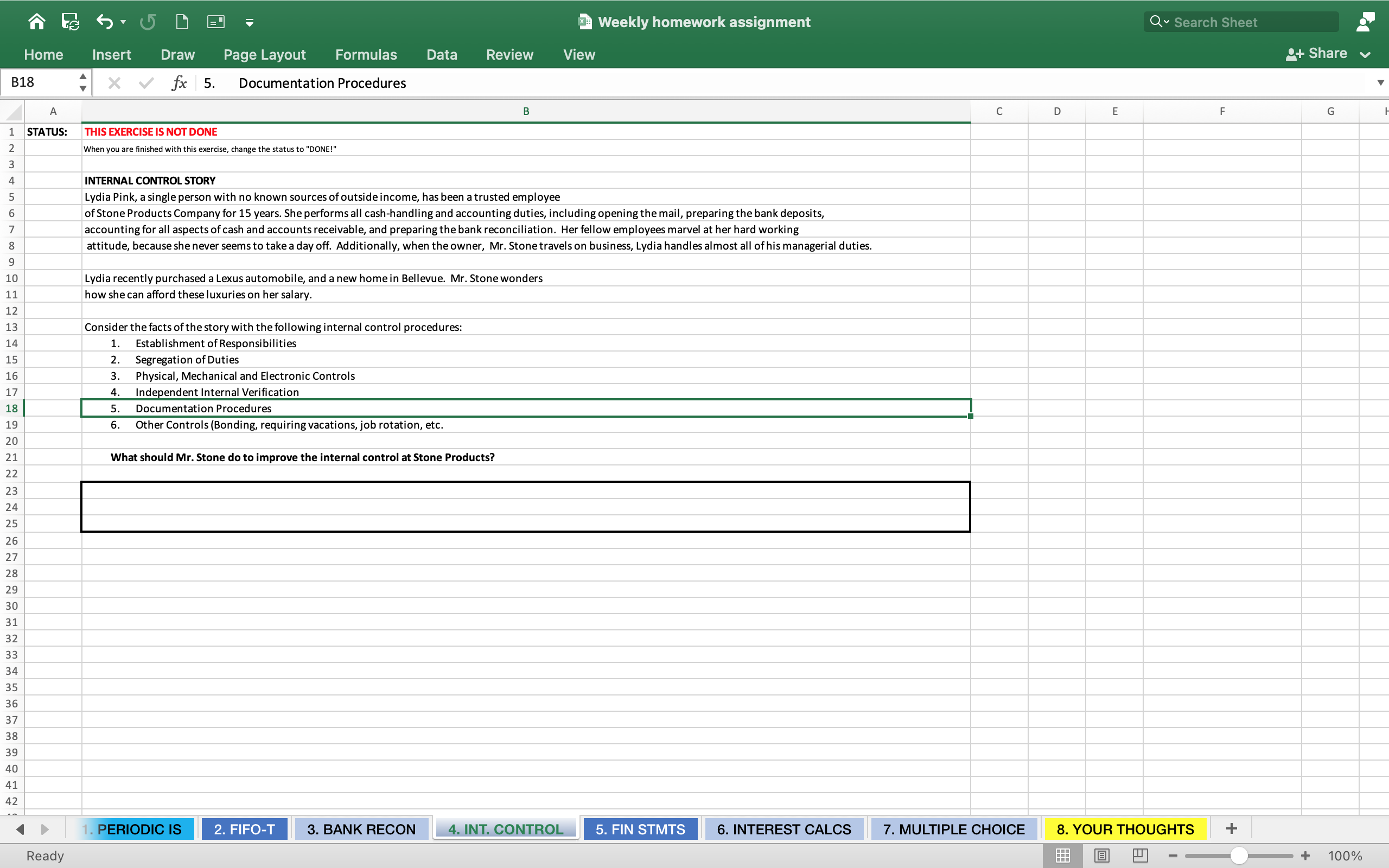 Need help with this assignment. 3 Weekly homework