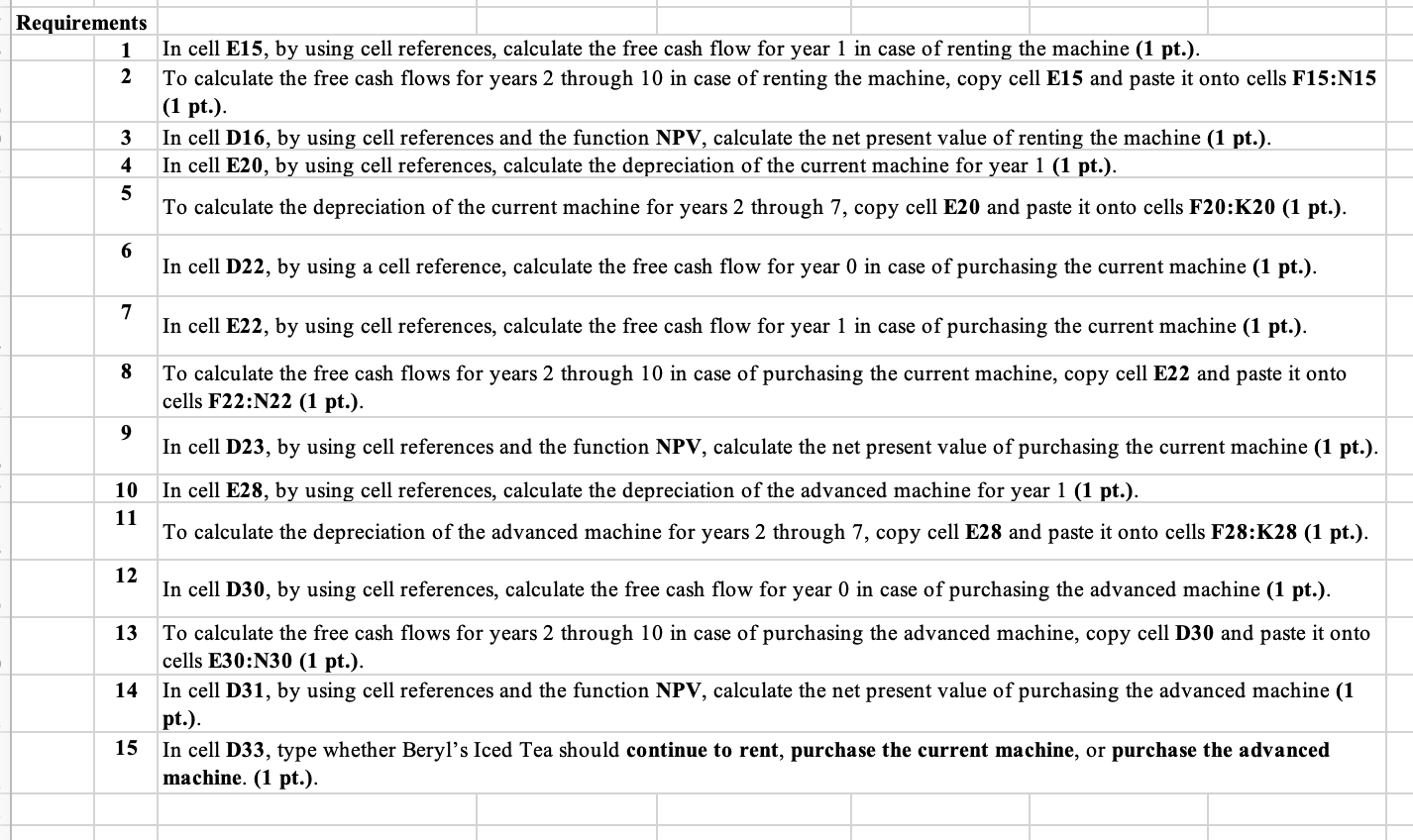 Problem 9-18 Beryl's Iced Tea currently