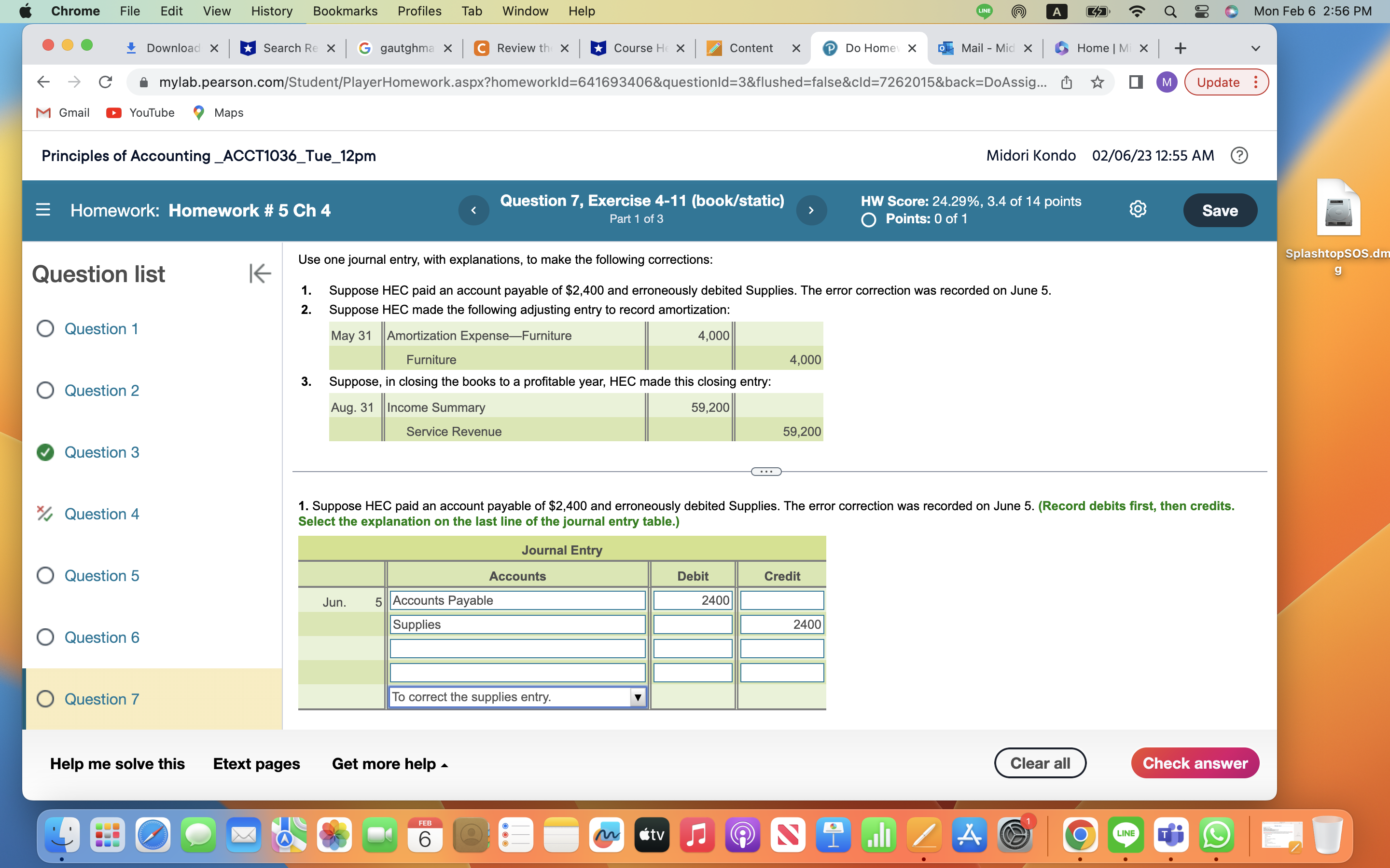 Chrome File Edit View History Bookmarks Profiles