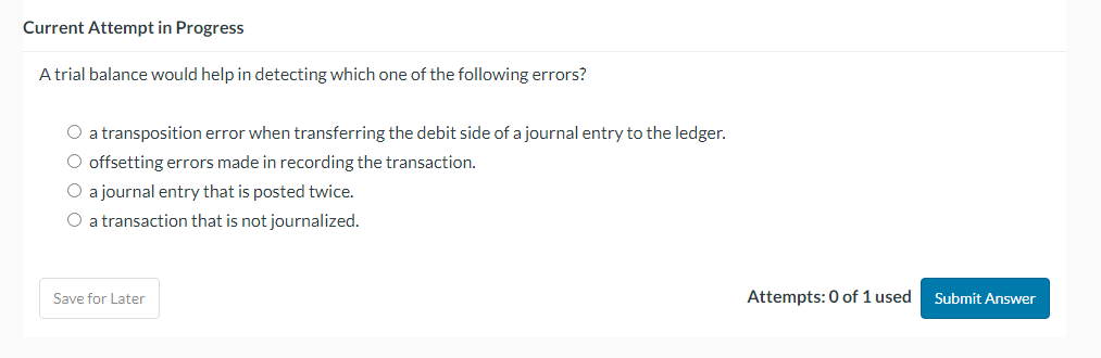 Current Attempt in Progress The going concern