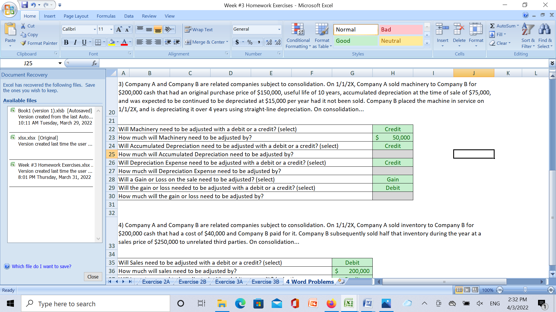 Hello, need help please Week #3 Homework