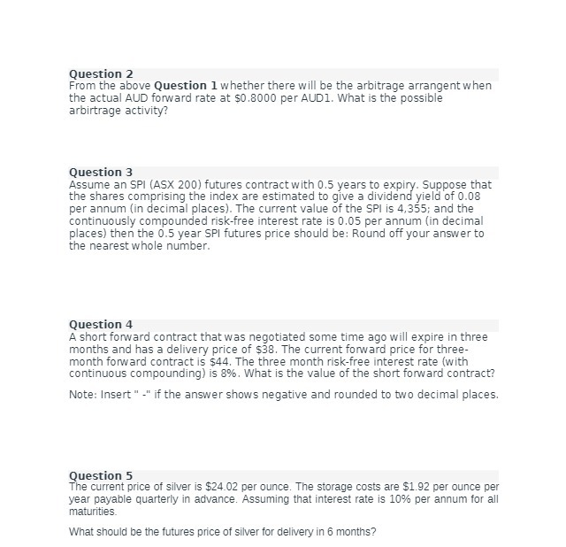 Question 2 From the above Question 1 whether