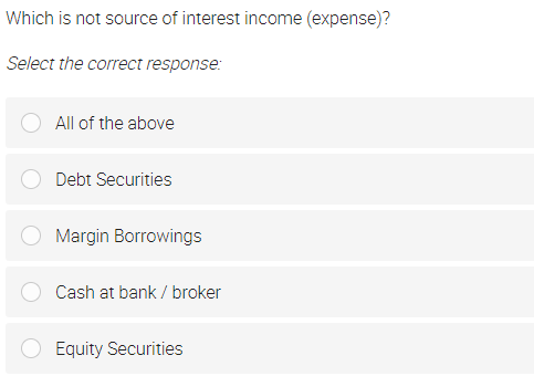 Which is not source of interest income (expense)?