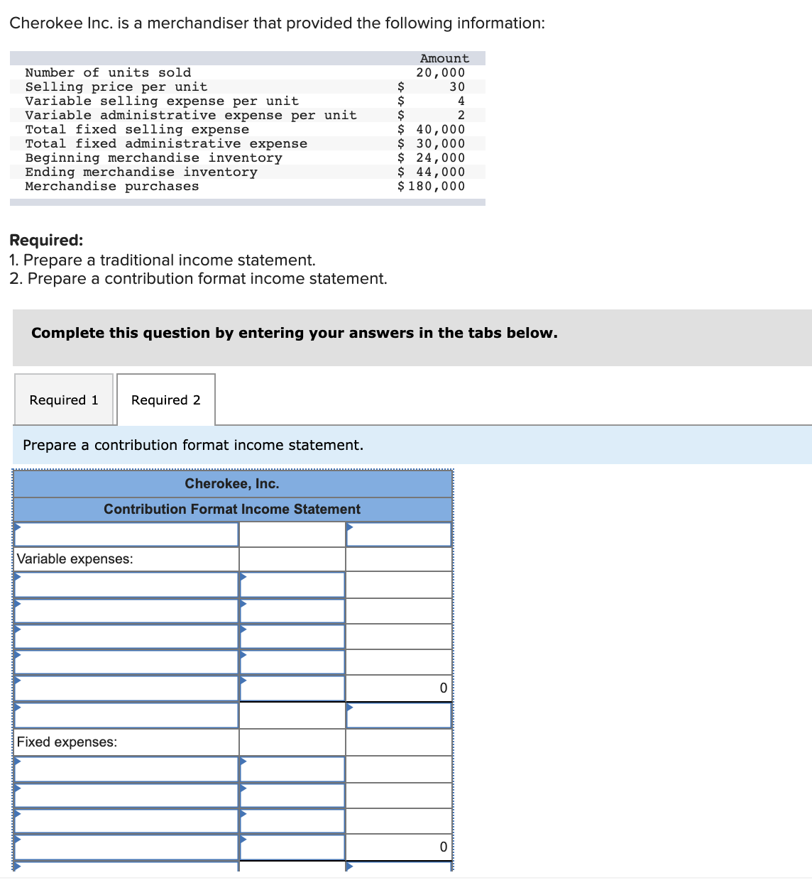 please answer 1. and 2. attached below. Cherokee