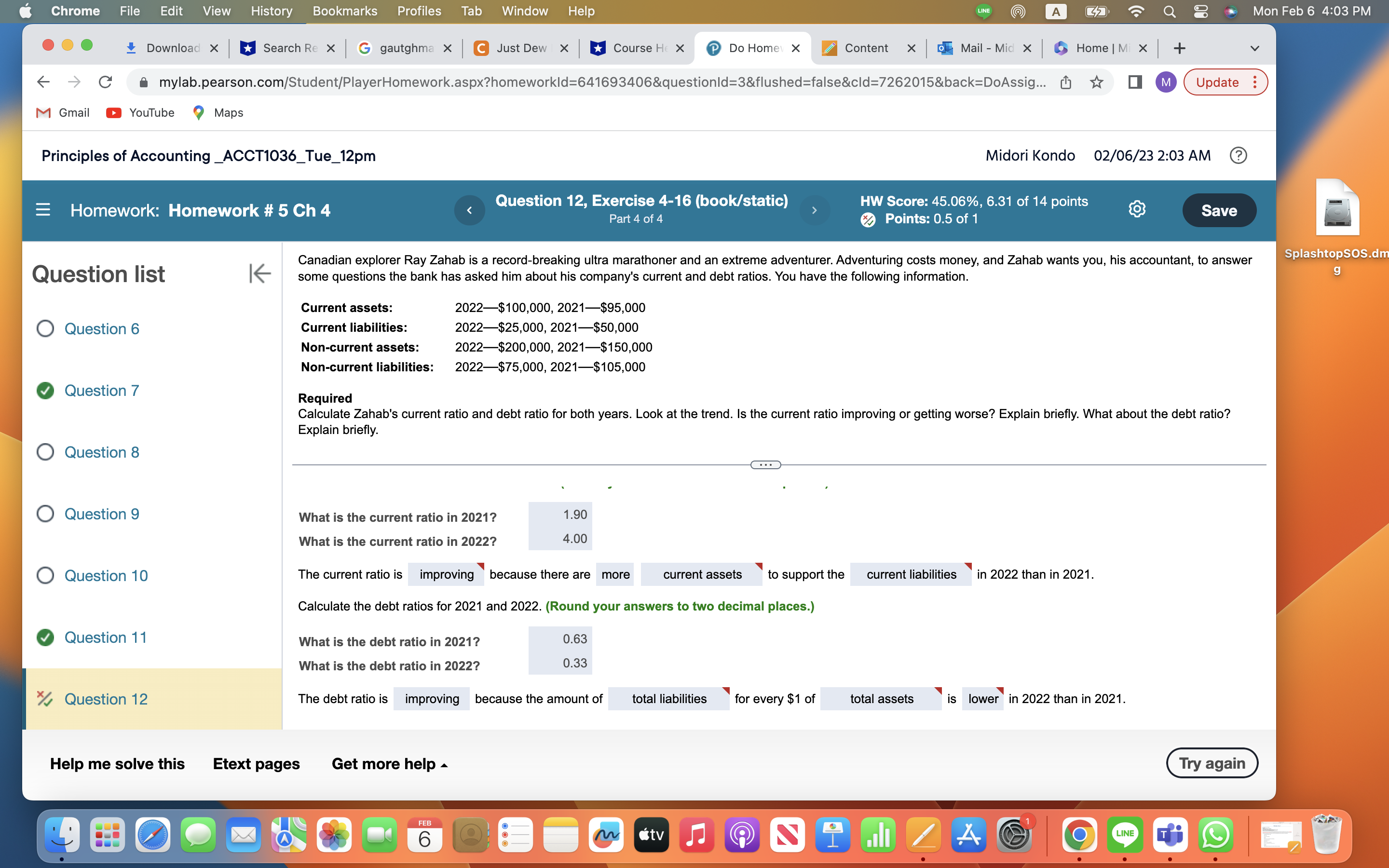 Chrome File Edit View History Bookmarks Profiles