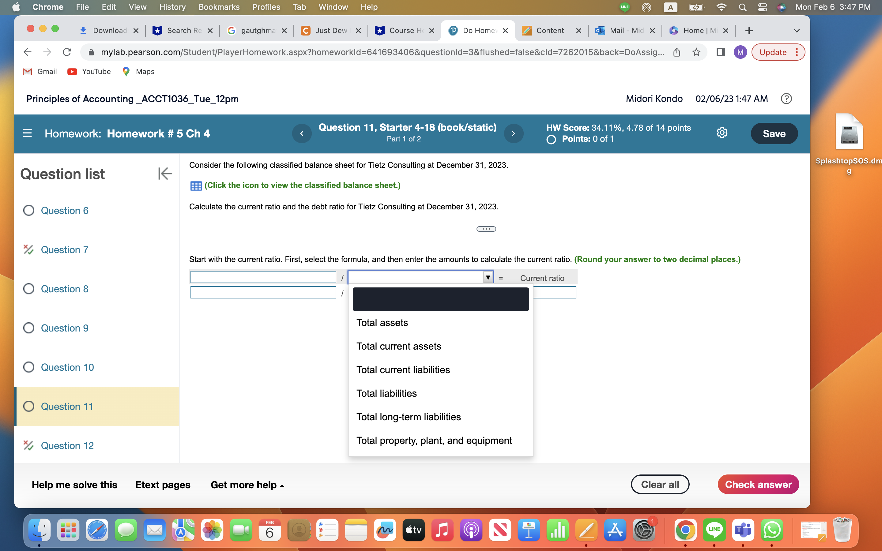Chrome File Edit View History Bookmarks Profiles