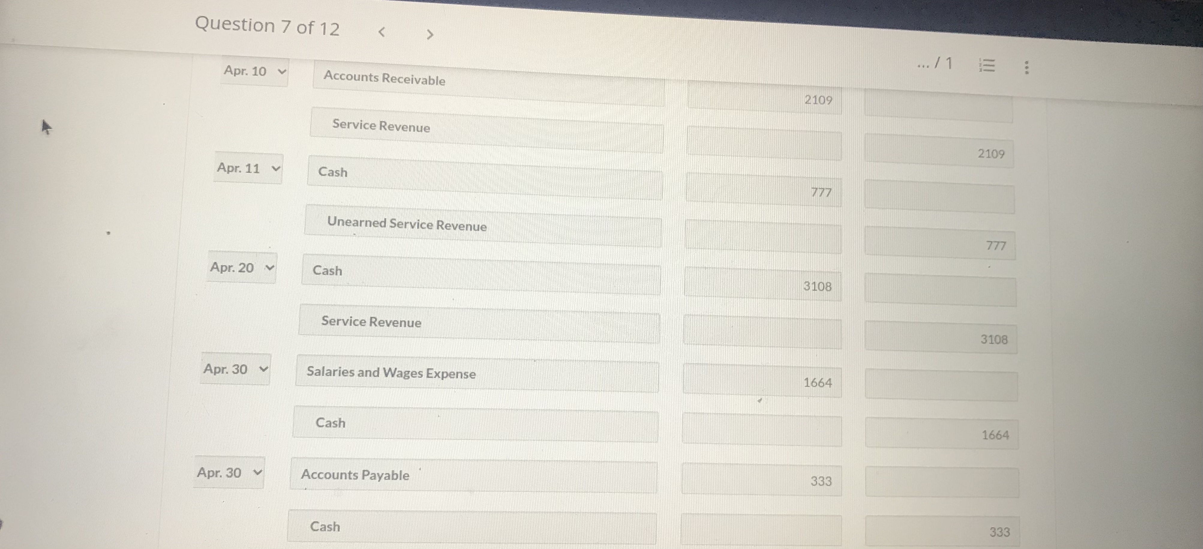 Post to the ledger T-accounts. (Post entries In