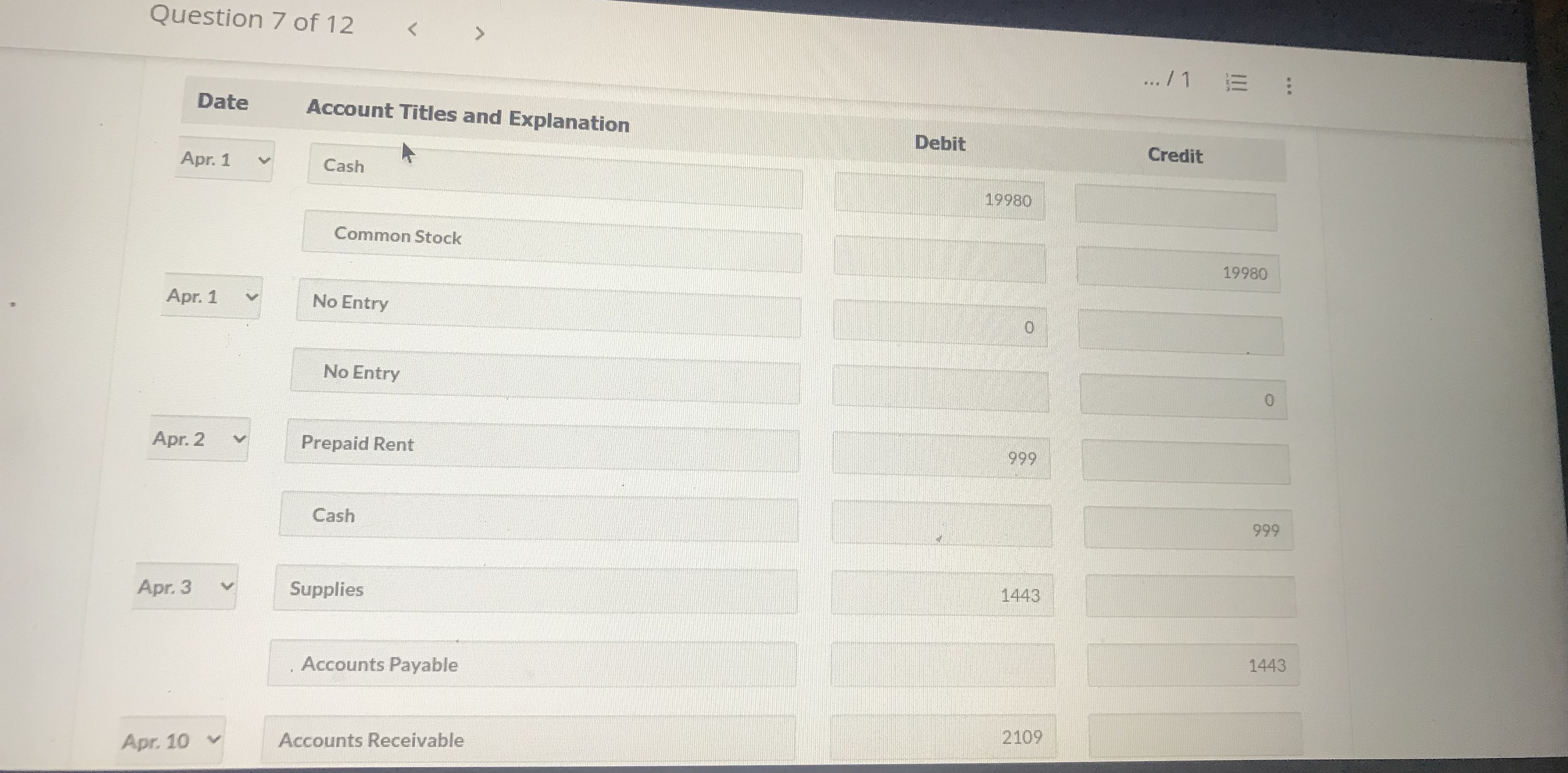 Post to the ledger T-accounts. (Post entries In
