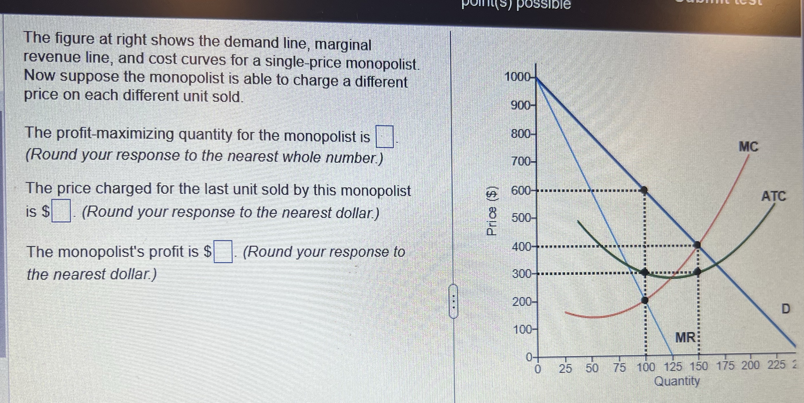 point(s ) possible The figure at right shows the