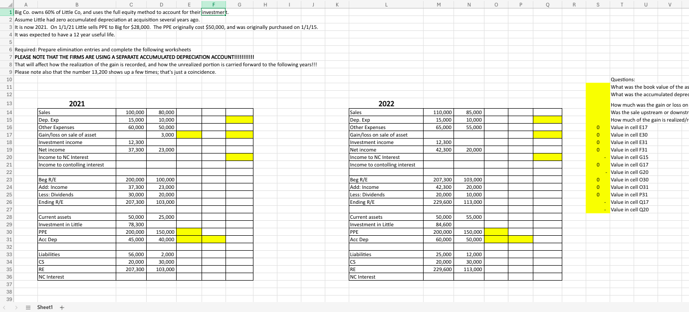 A B C D G H K M N 0 P Q R S T U 1 Big Co. owns